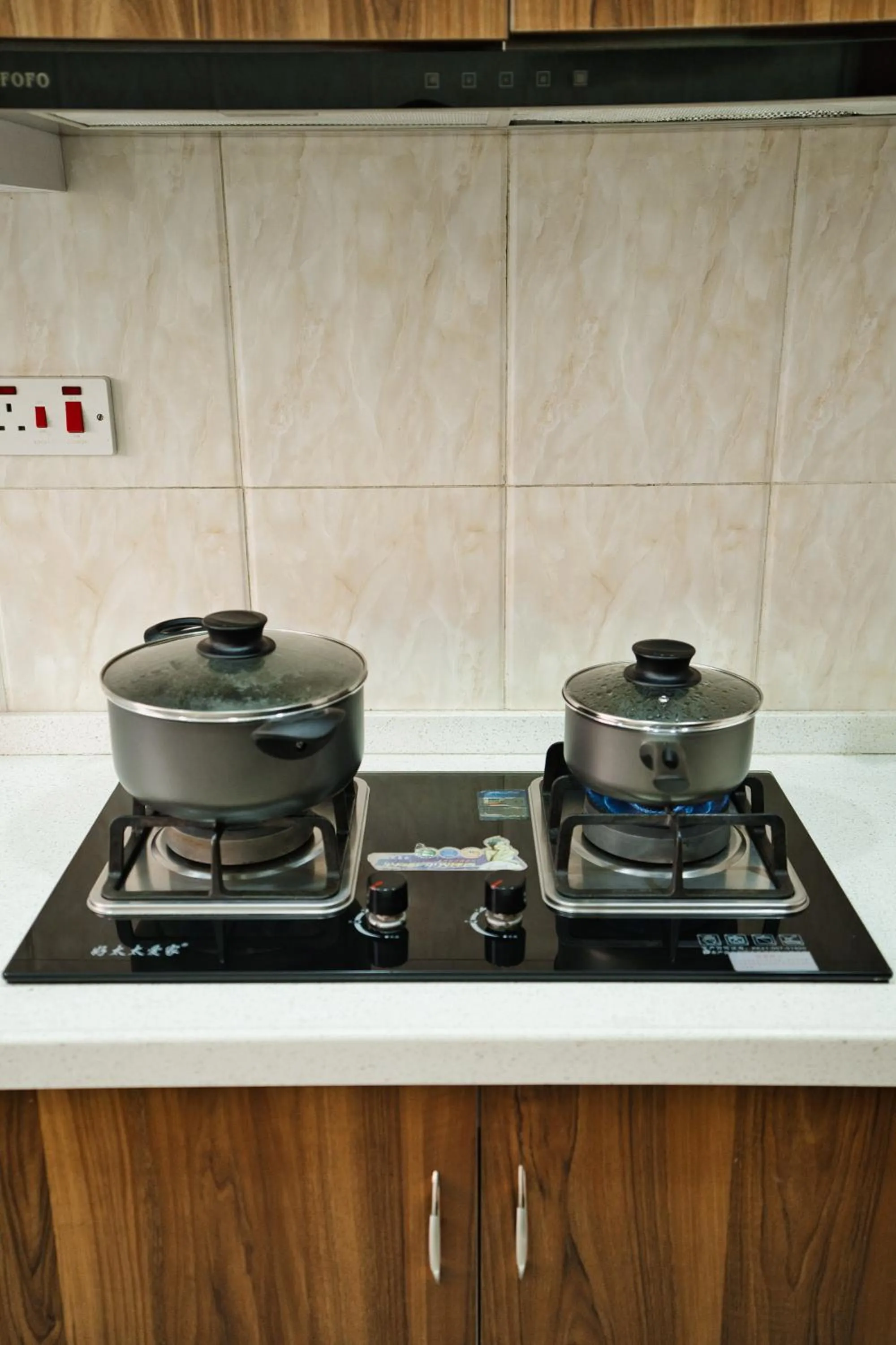 stove in Kibo Palace Apartments