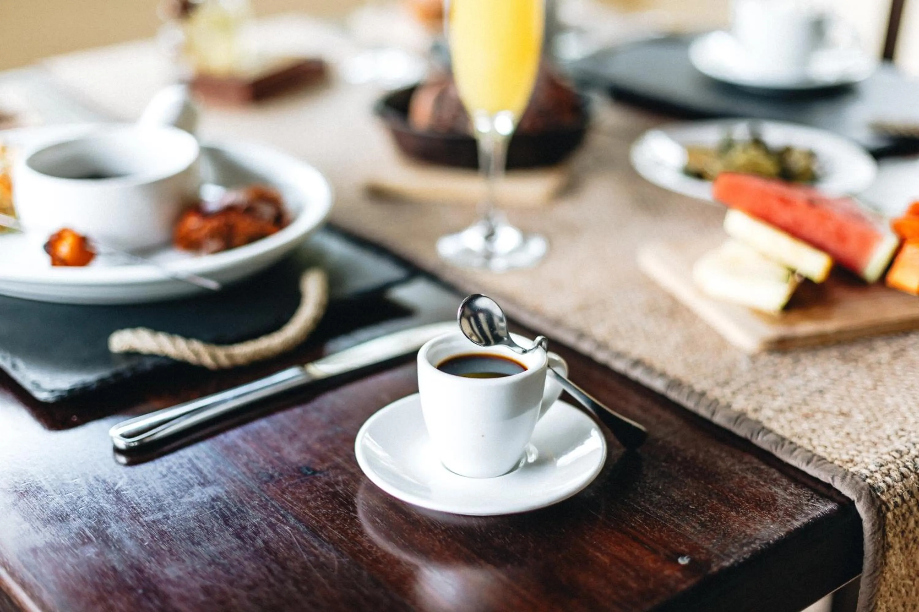 Breakfast in Almond Beach Resort at Jaguar Reef