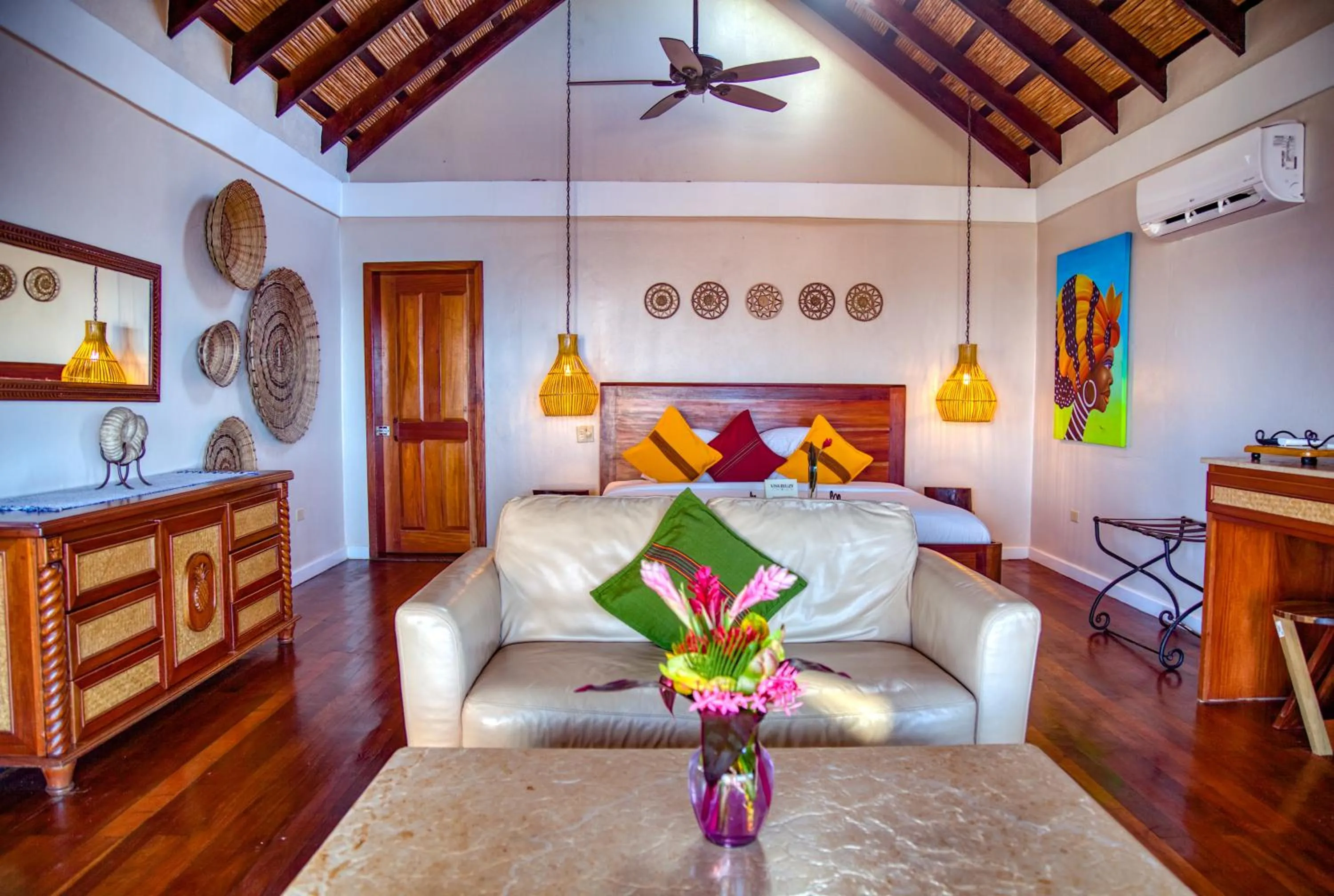 TV and multimedia in Almond Beach Resort at Jaguar Reef