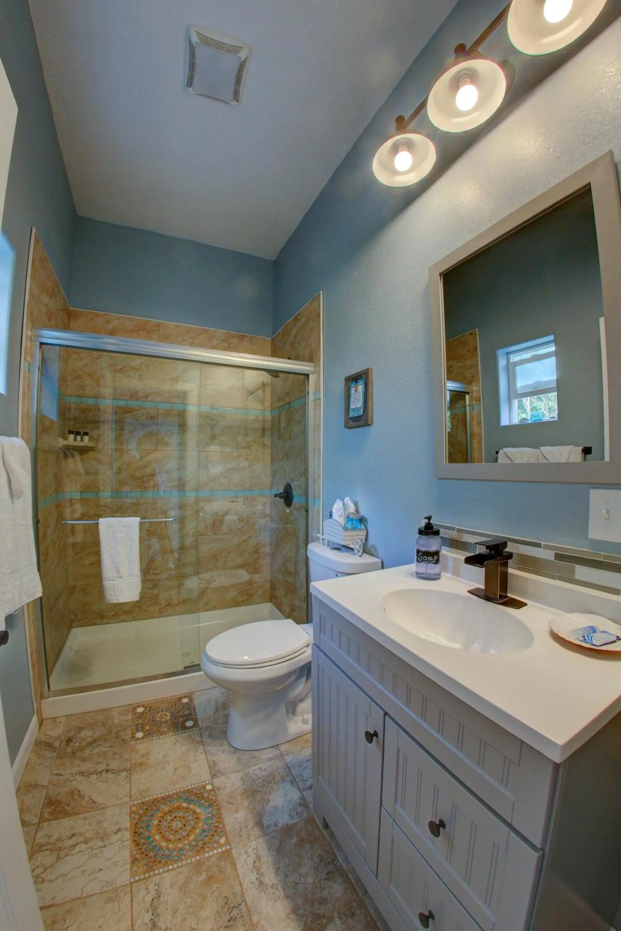 Shower in The Lighthouse