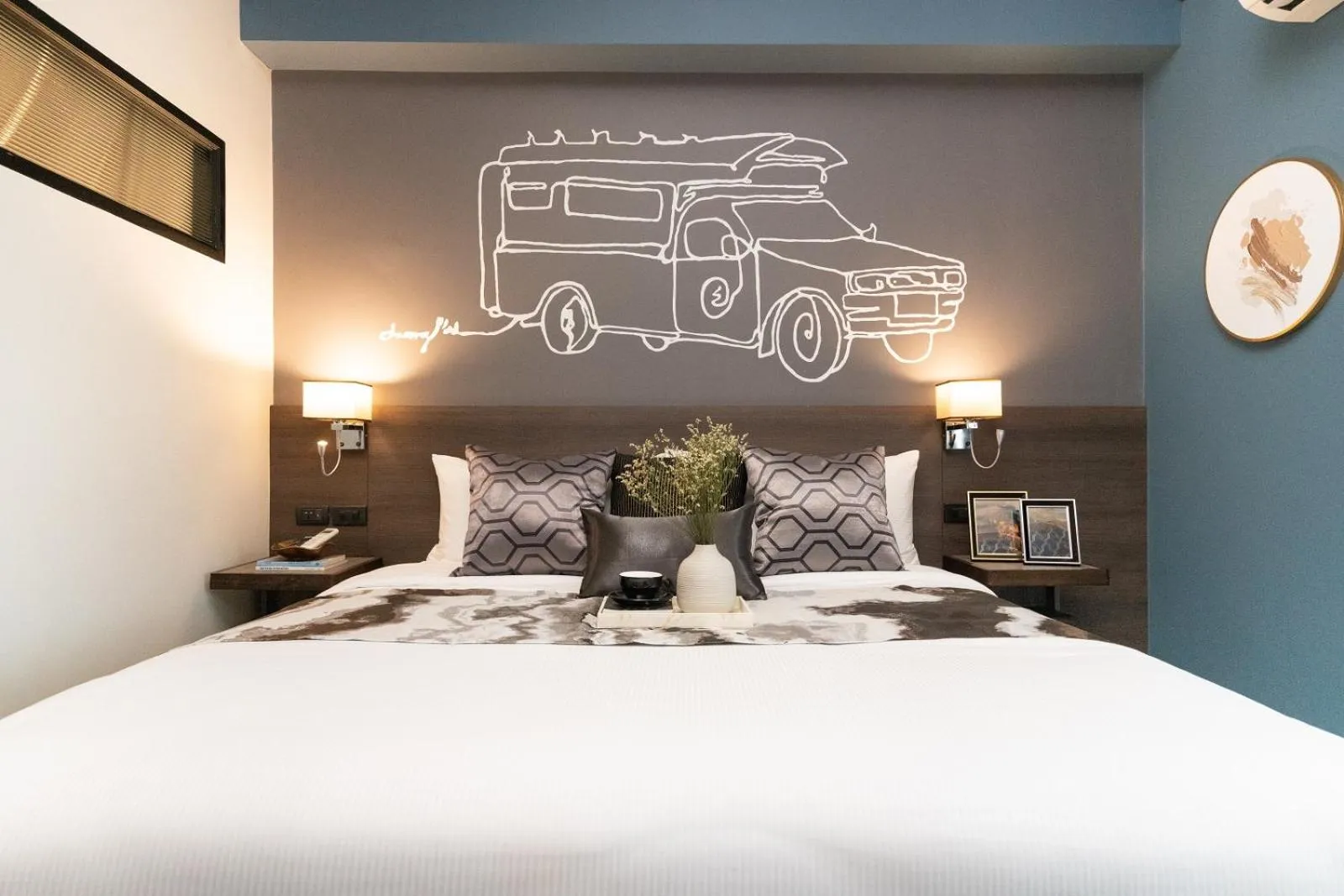 Bed in Sanae' Oldtown Hotel