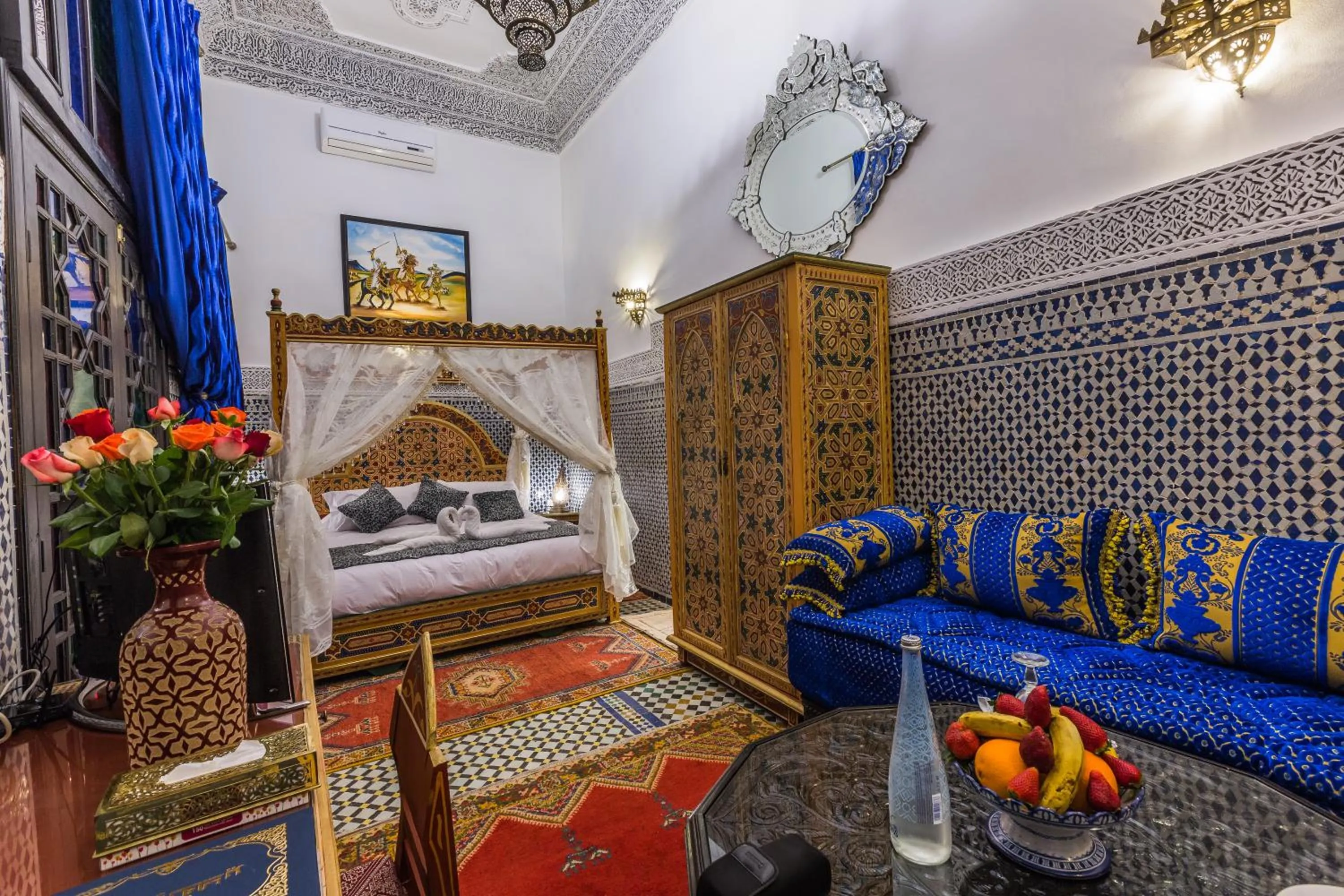 Bedroom in Riad Ghita Palace