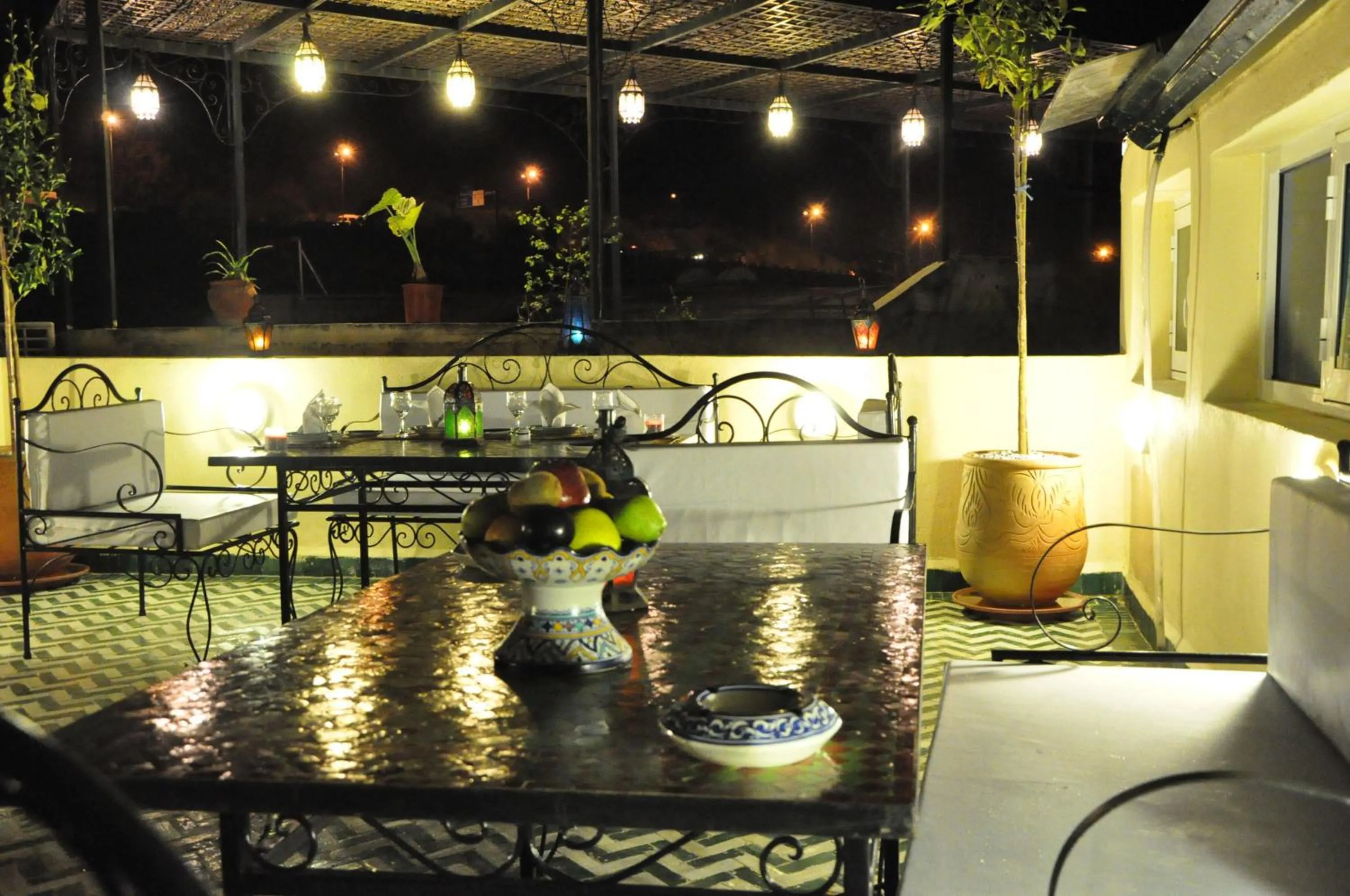 Restaurant/places to eat in Riad Ghita Palace