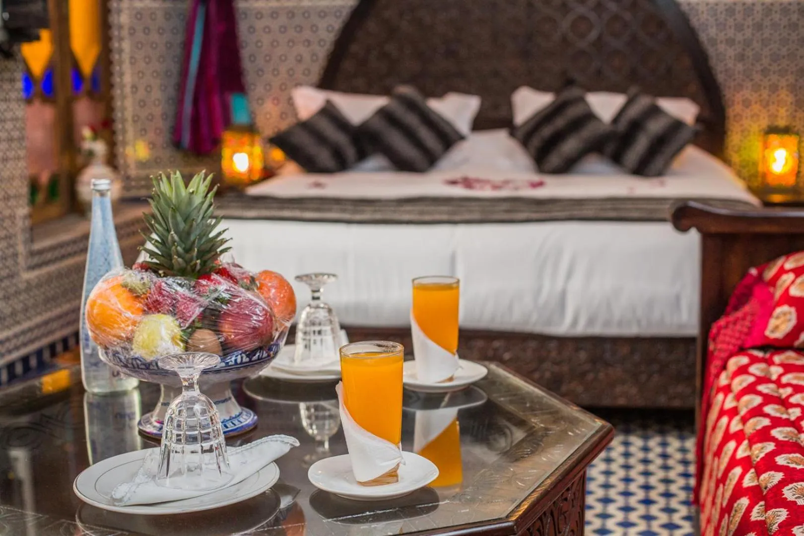 Bedroom, Bed in Riad Ghita Palace