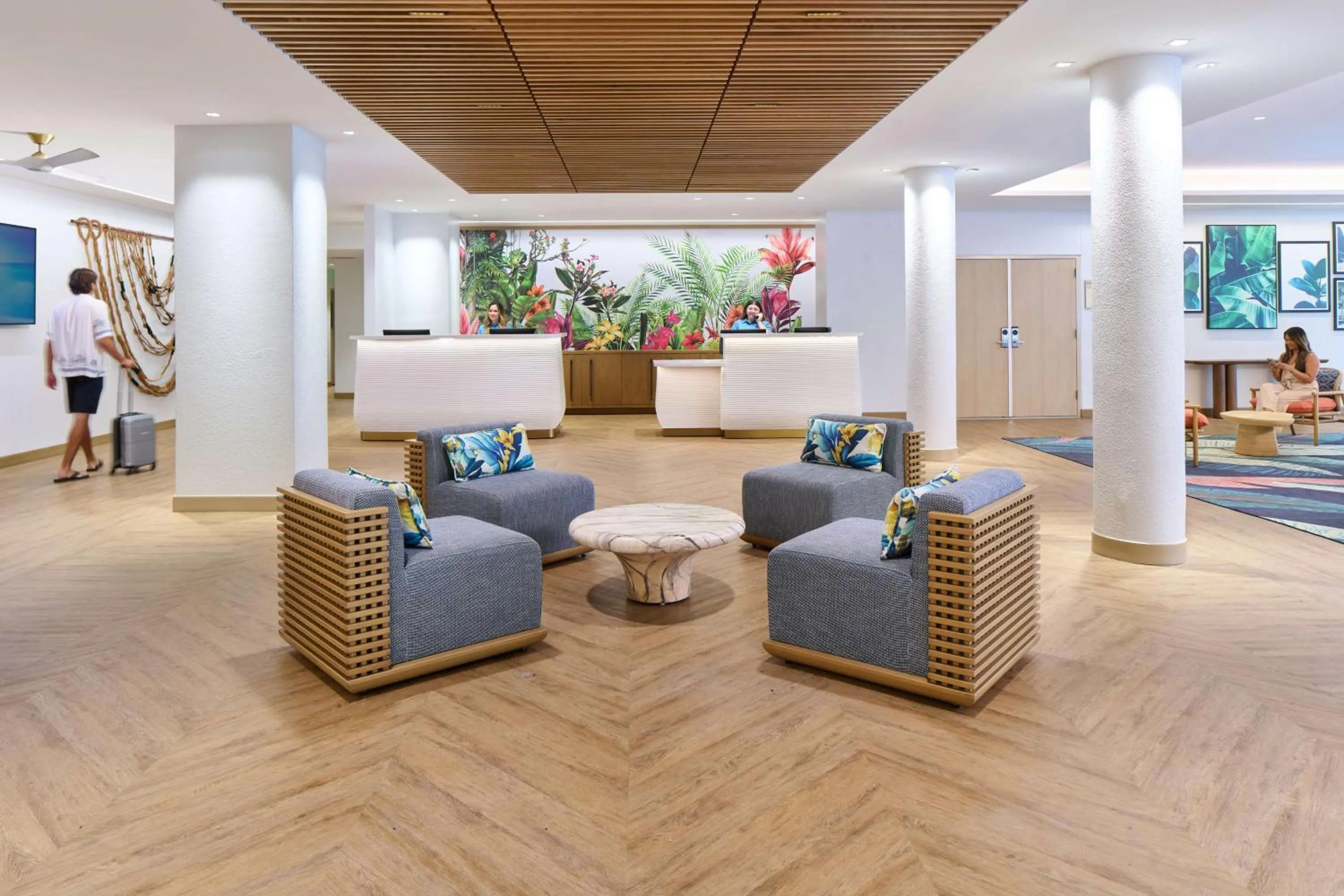 Lobby or reception in OUTRIGGER Waikiki Paradise Hotel