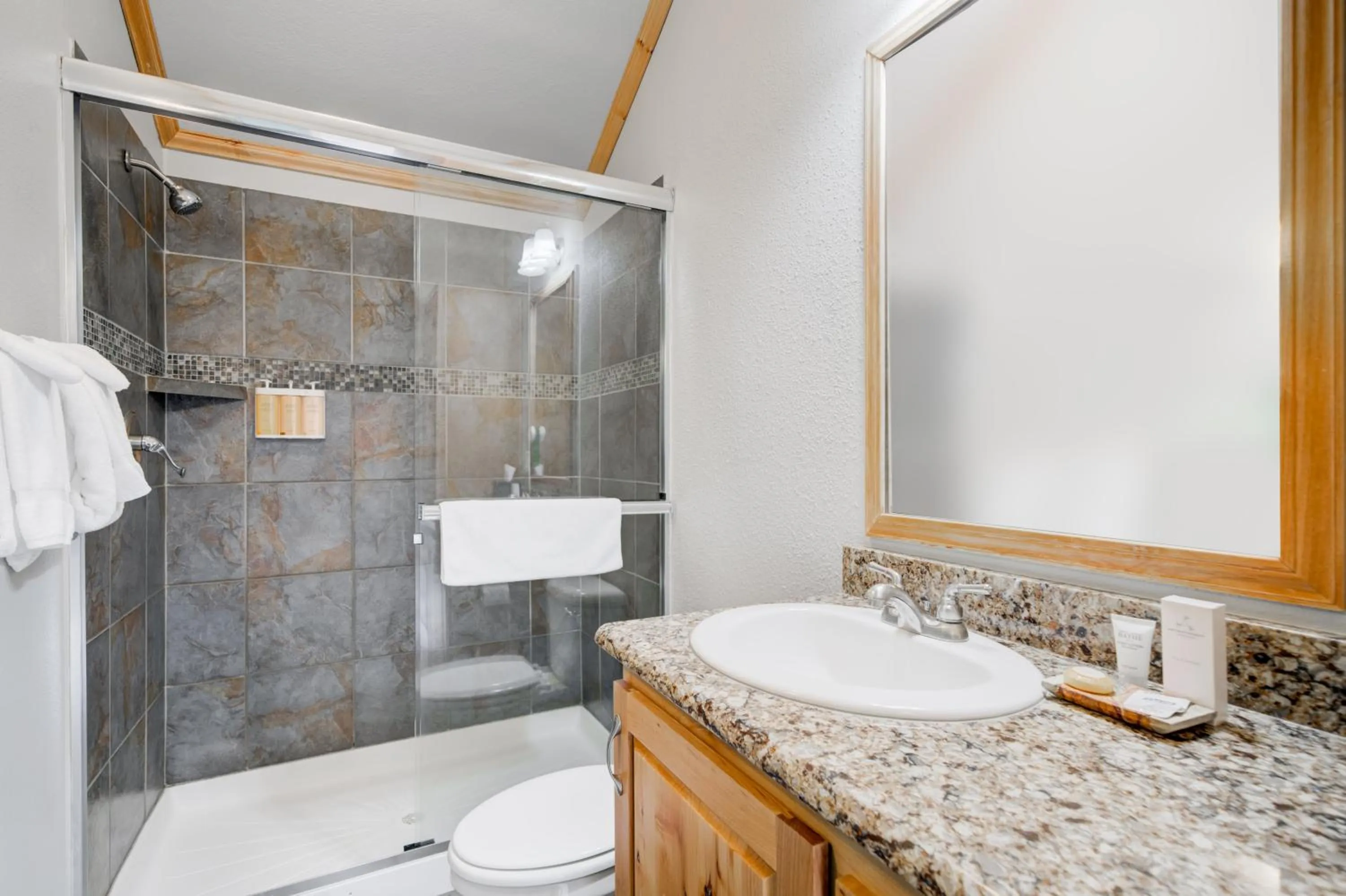 Shower in Explorer Cabins at Yellowstone