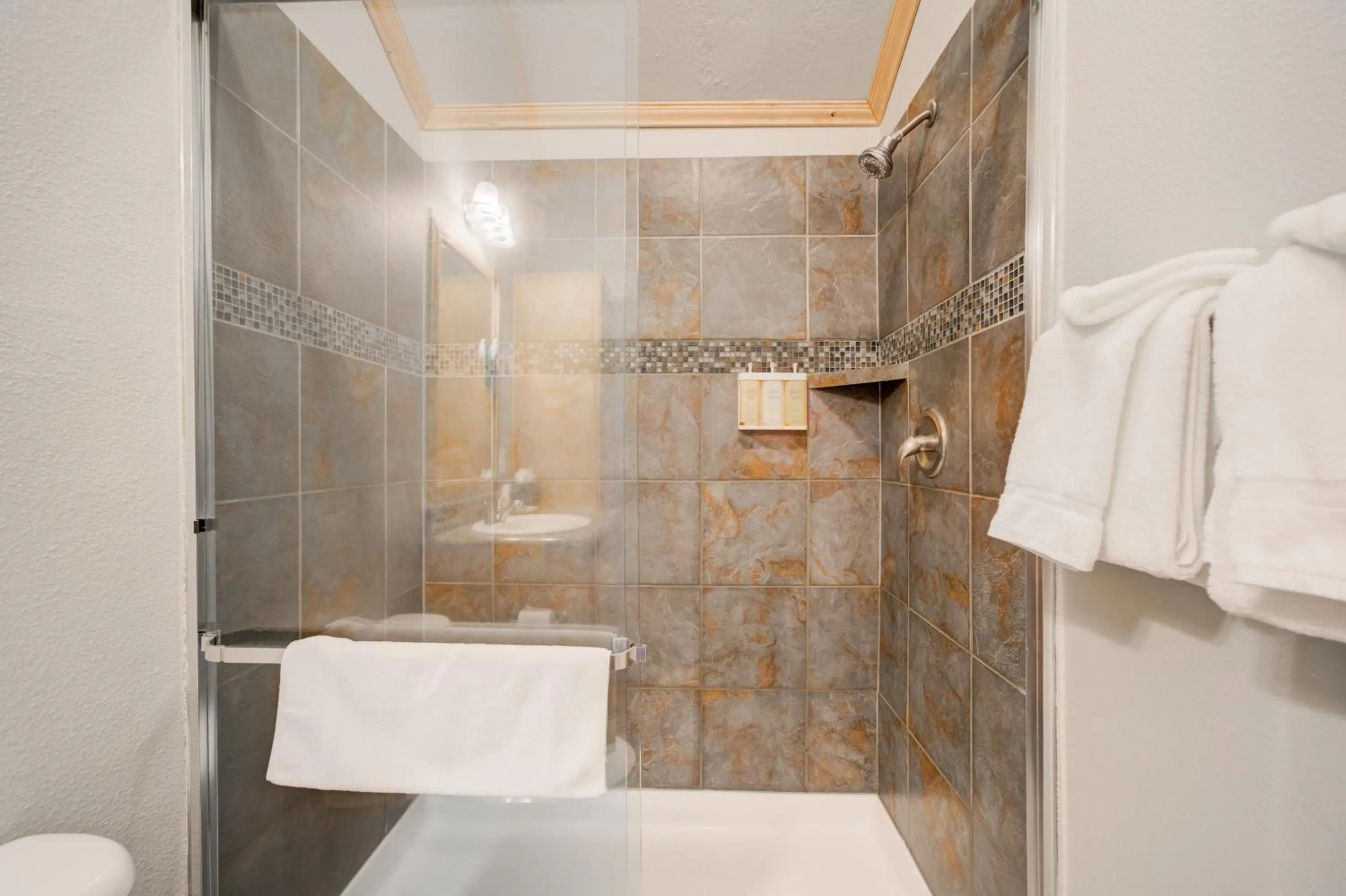 Shower in Explorer Cabins at Yellowstone