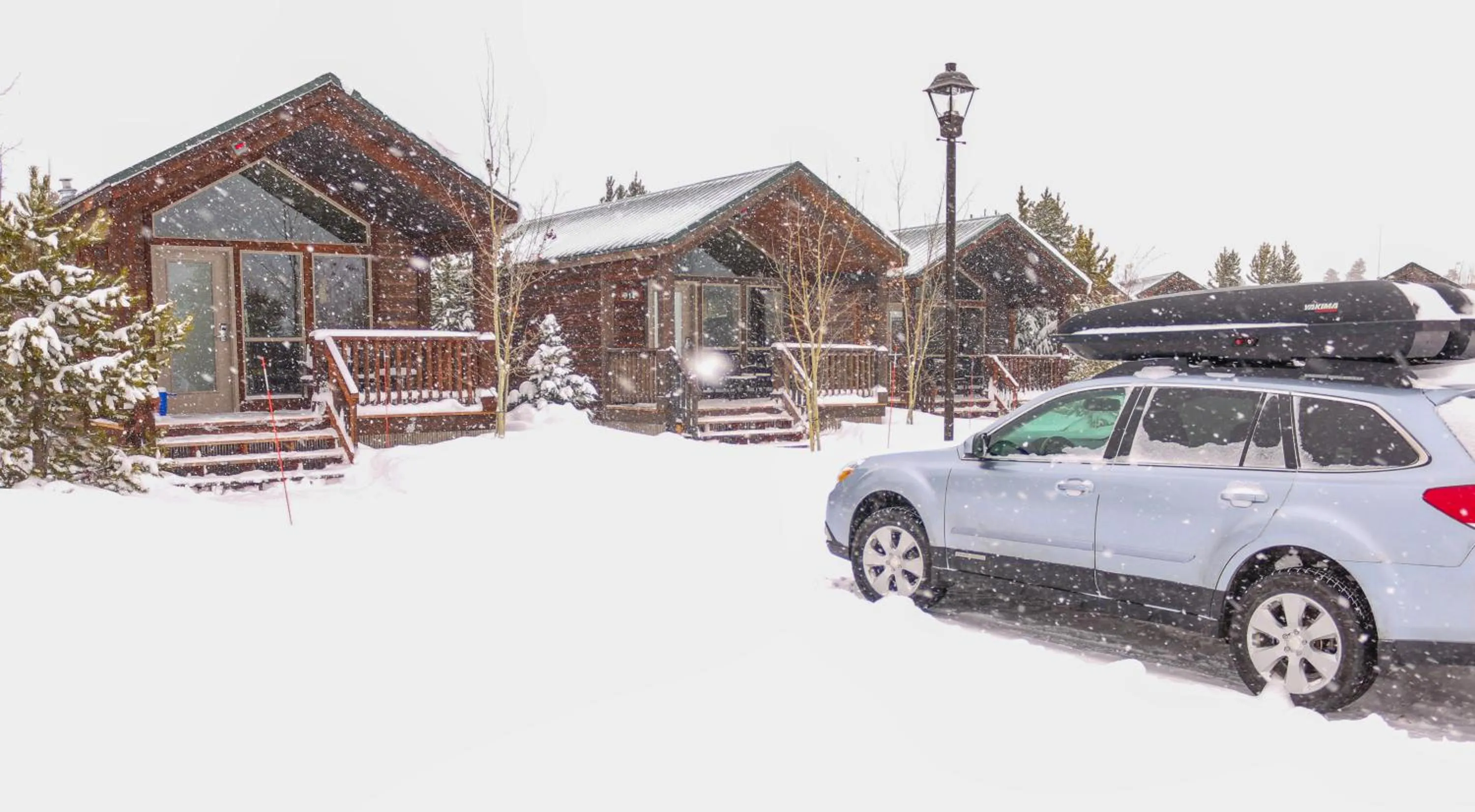 Property building in Explorer Cabins at Yellowstone