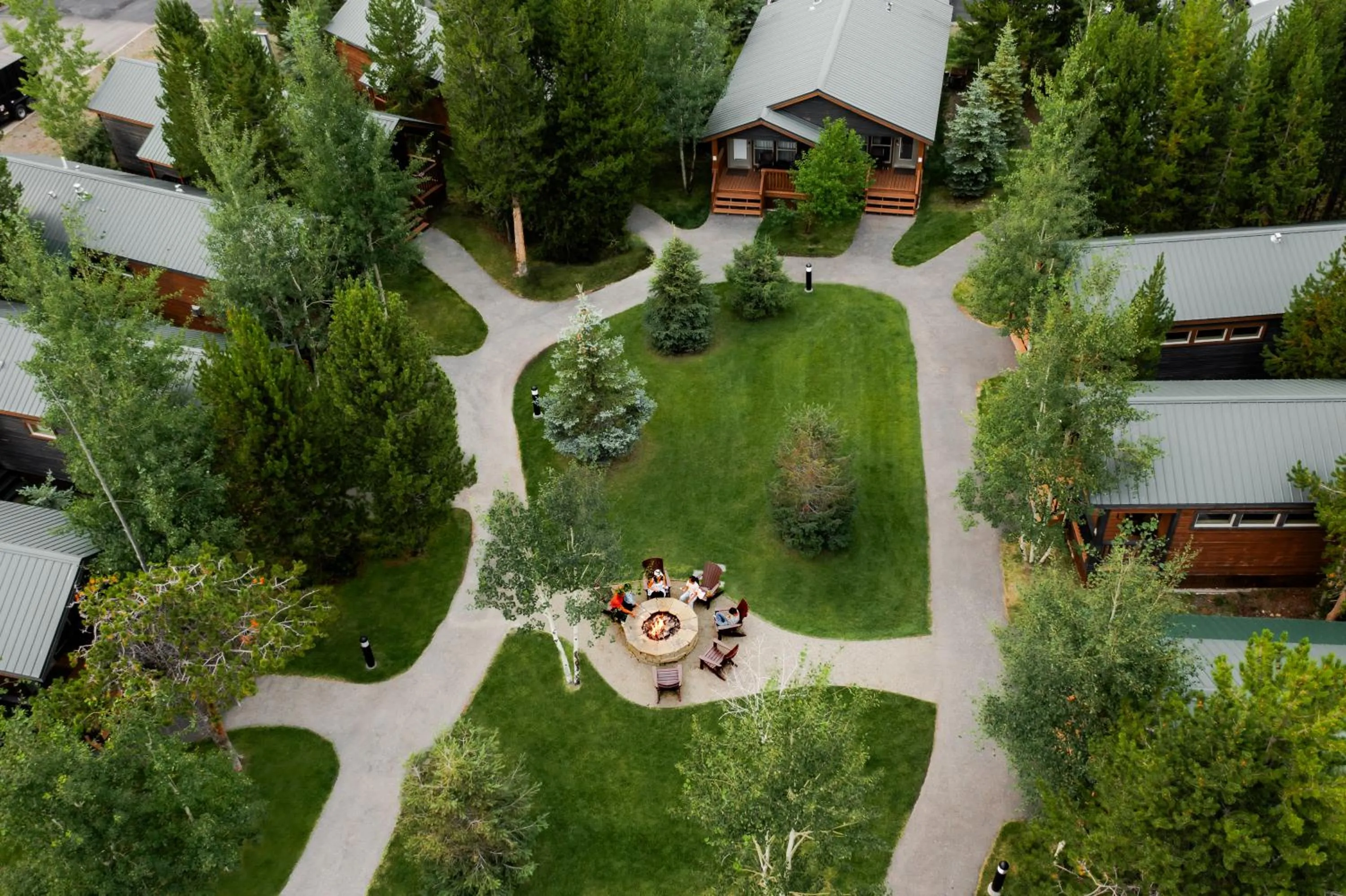 Property building in Explorer Cabins at Yellowstone