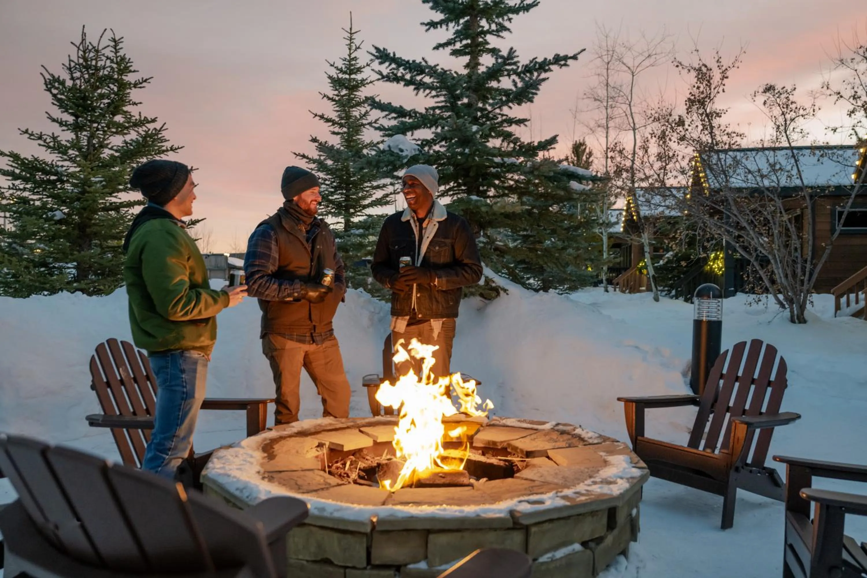 Winter in Explorer Cabins at Yellowstone