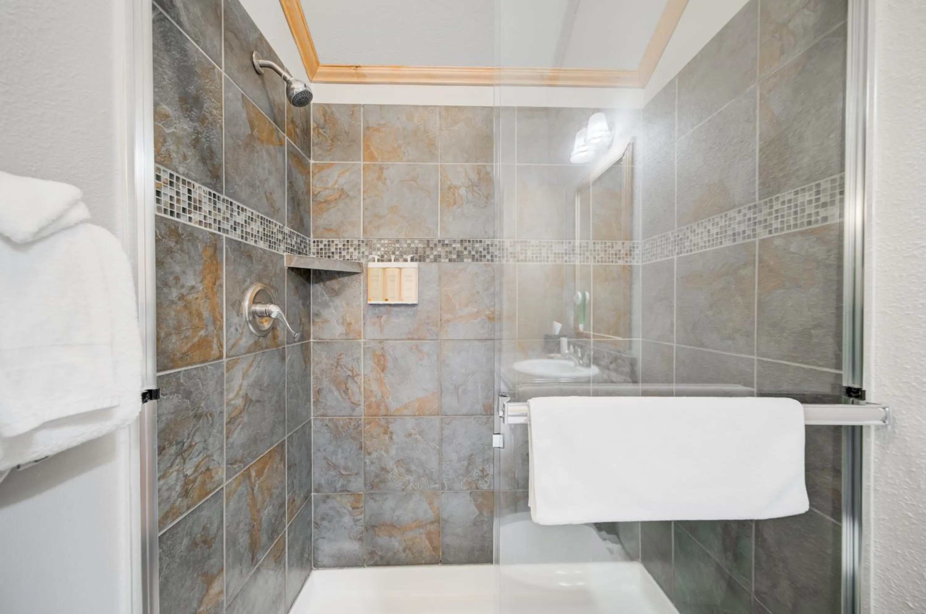 Shower in Explorer Cabins at Yellowstone