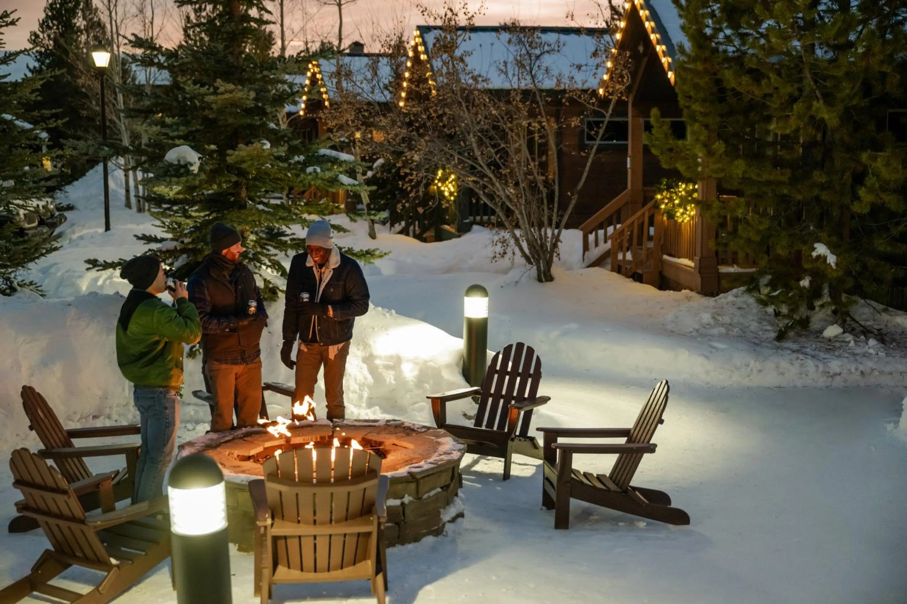 Natural landscape in Explorer Cabins at Yellowstone