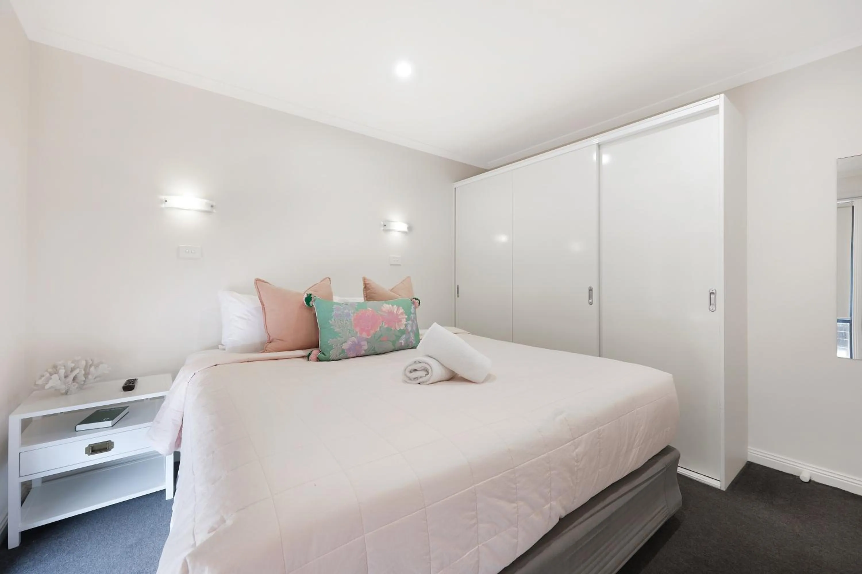 Bed in Sea Foam Villas