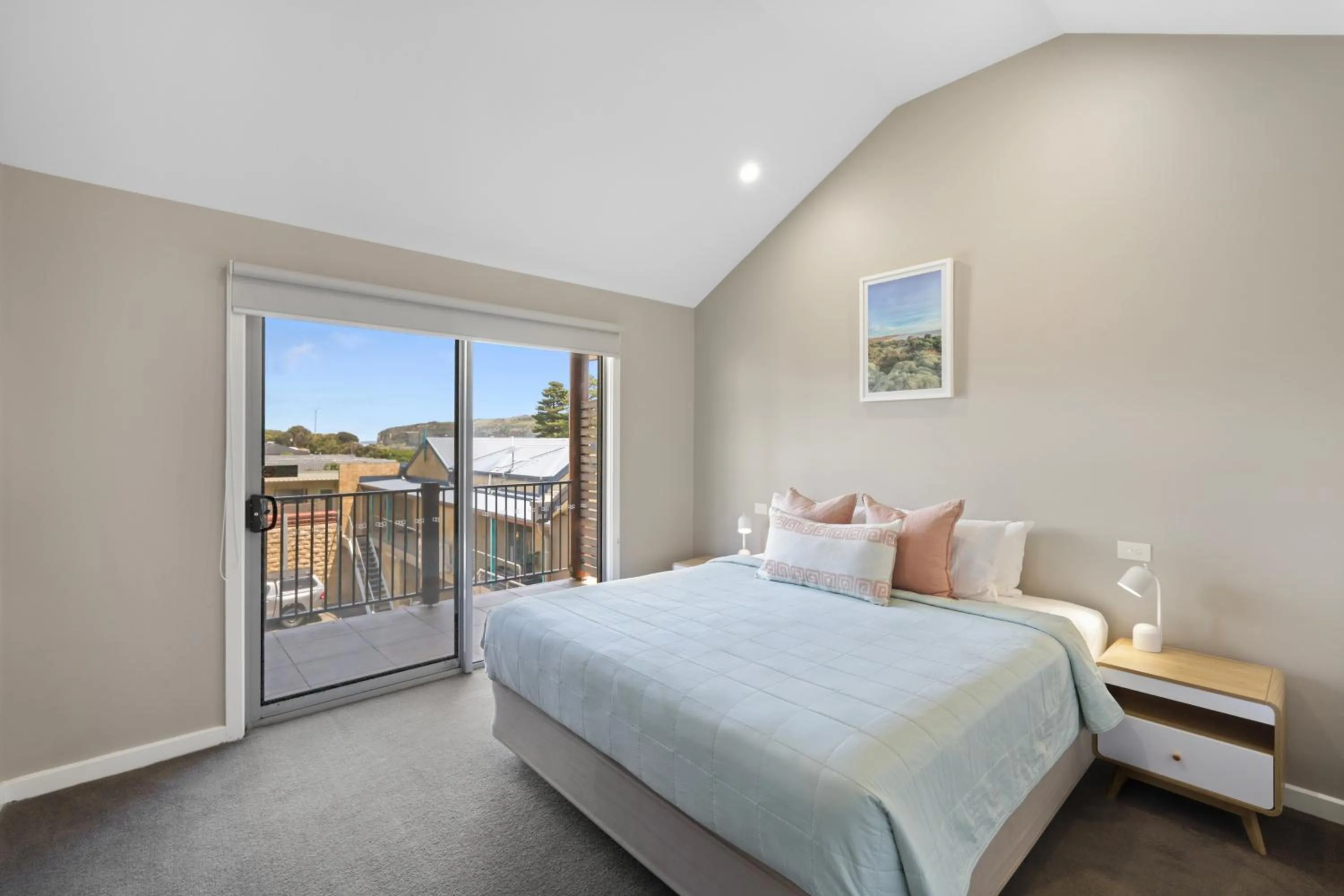 Bed in Sea Foam Villas