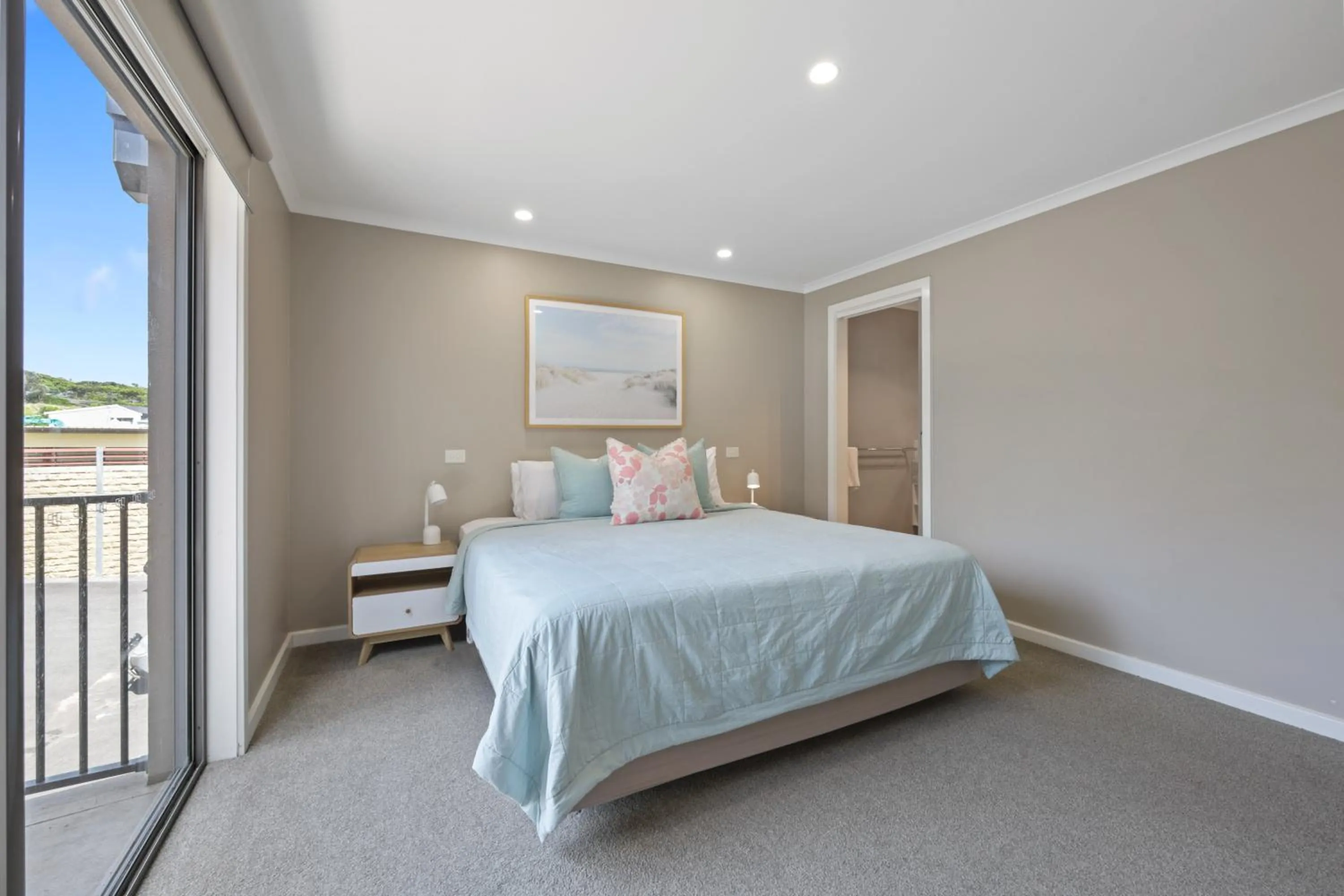 Bed in Sea Foam Villas