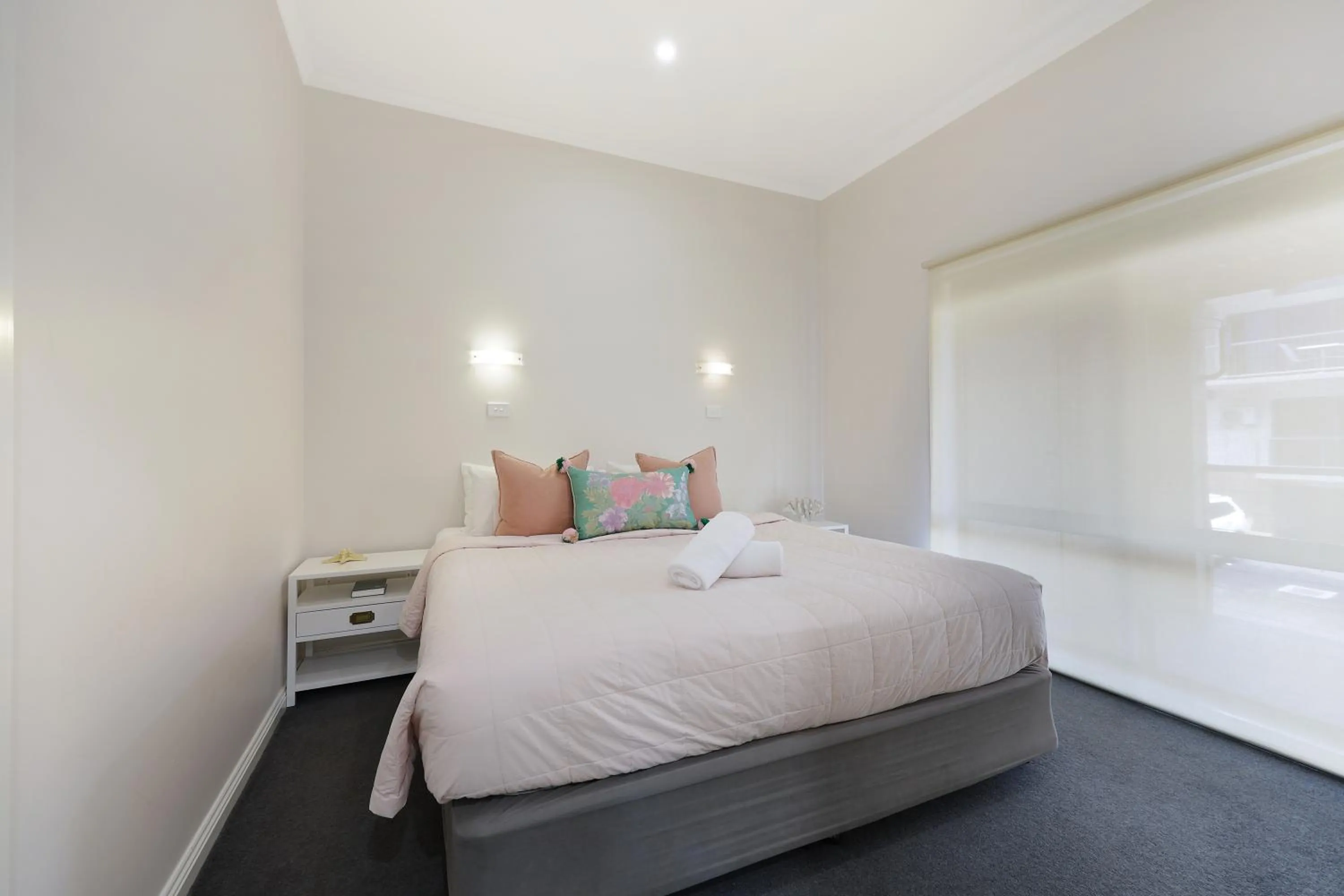 Bed in Sea Foam Villas