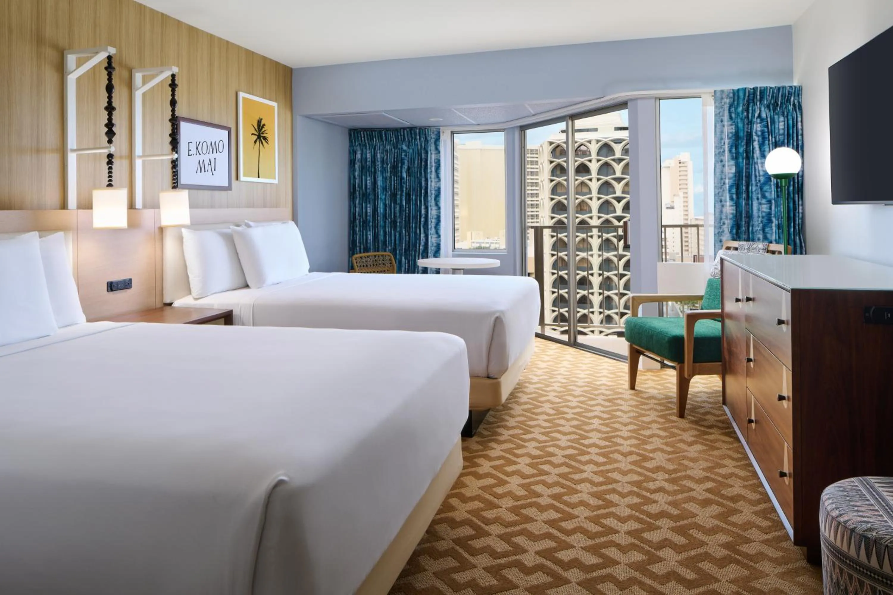 Photo of the whole room, Bed in Waikiki Malia