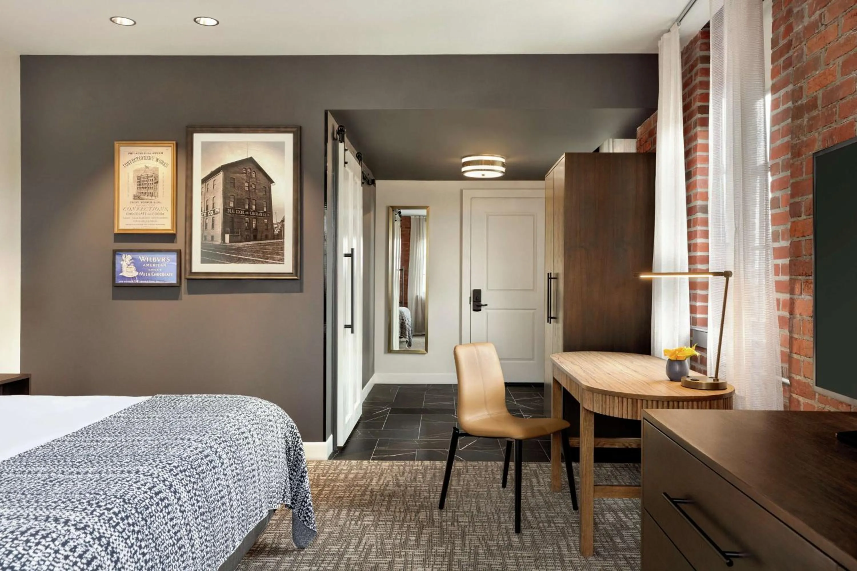 Bedroom, Bed in The Wilbur Lititz, Tapestry Collection By Hilton