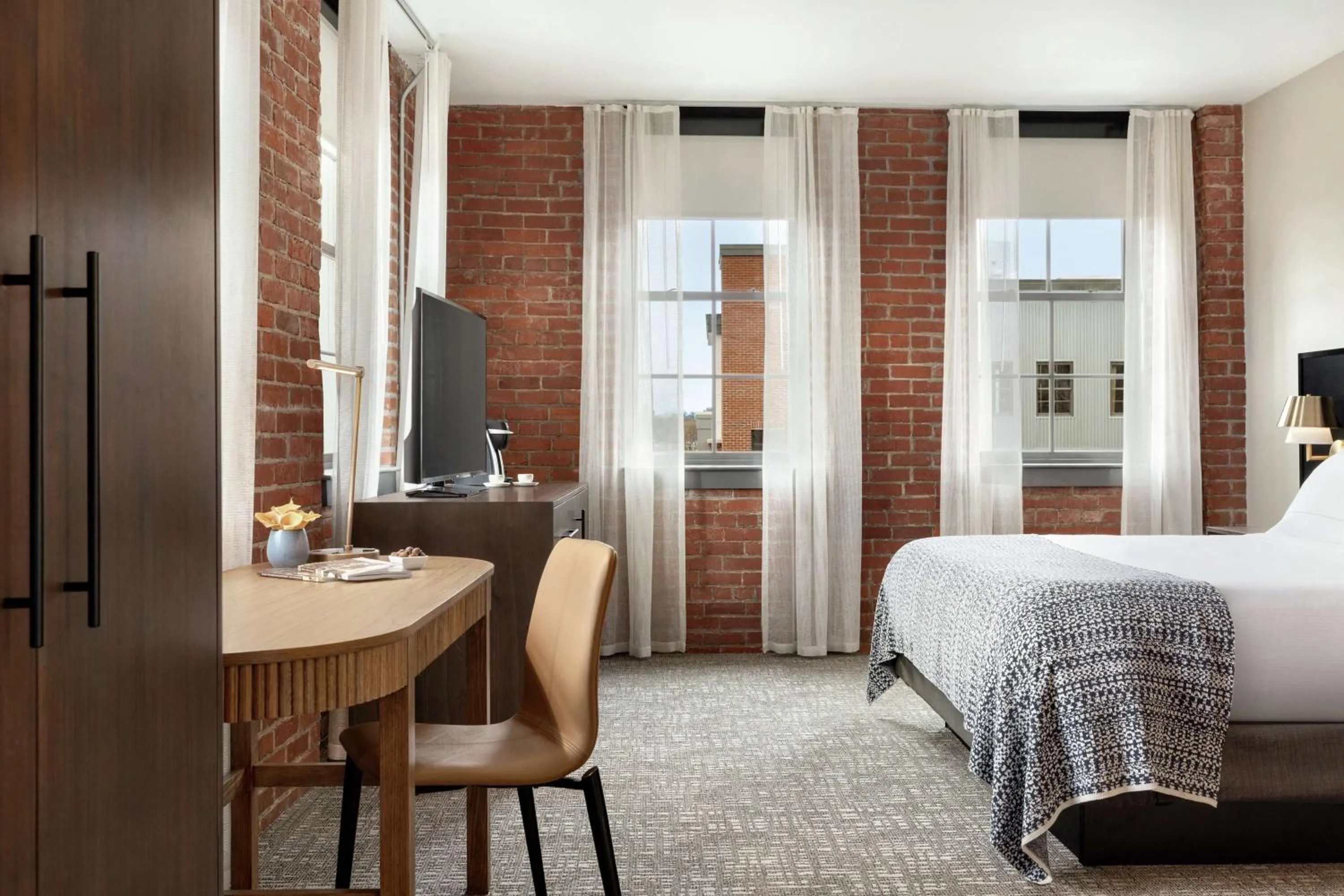 Bedroom, Bed in The Wilbur Lititz, Tapestry Collection By Hilton