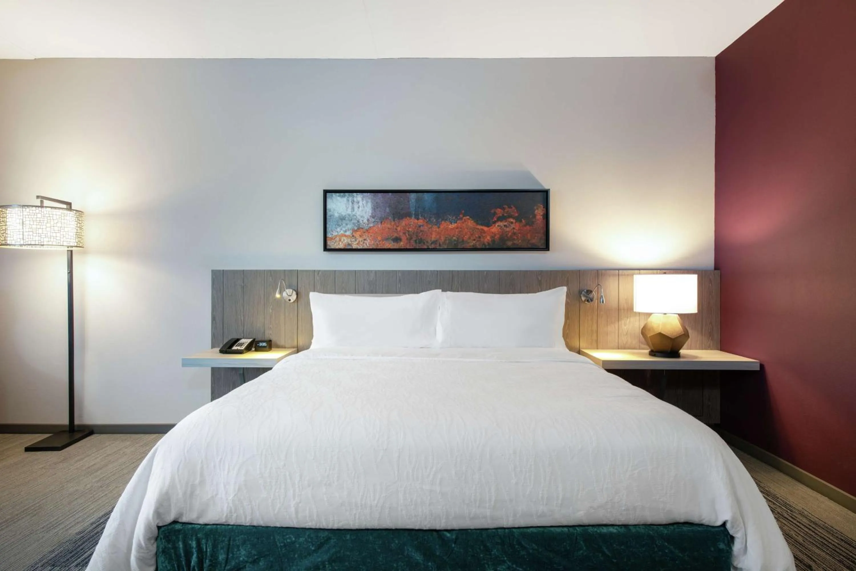 Bed in Hilton Garden Inn Pittsburgh Area Beaver Valley, Pa