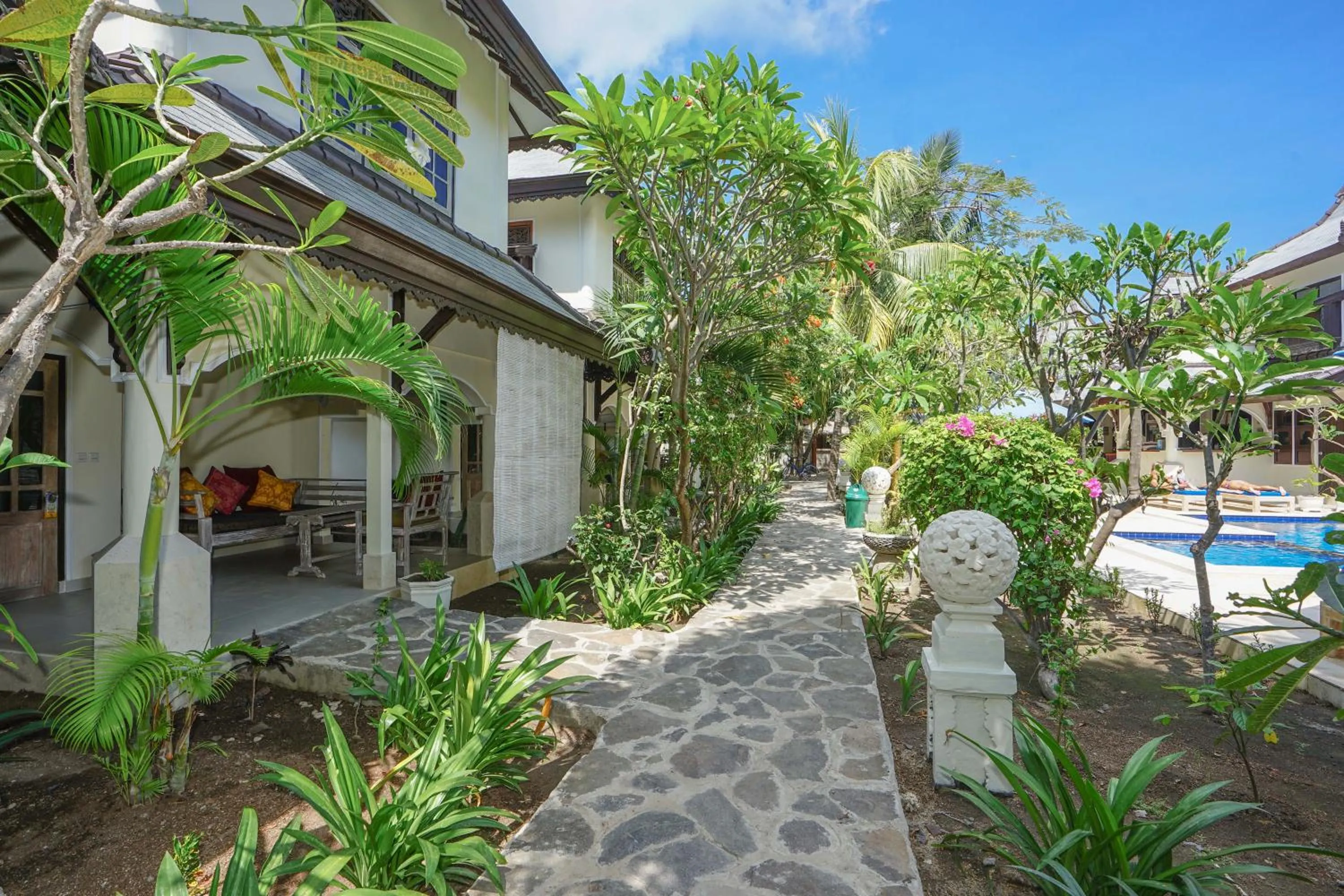 Patio in Martas Hotel