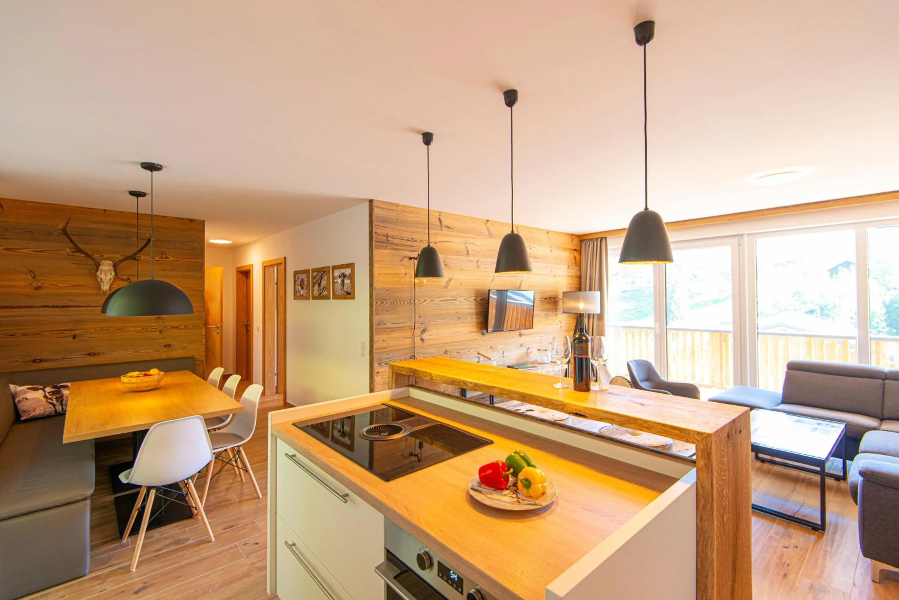 Kitchen or kitchenette in Apartment Dorf Wagrain Alpenleben by AlpenTravel