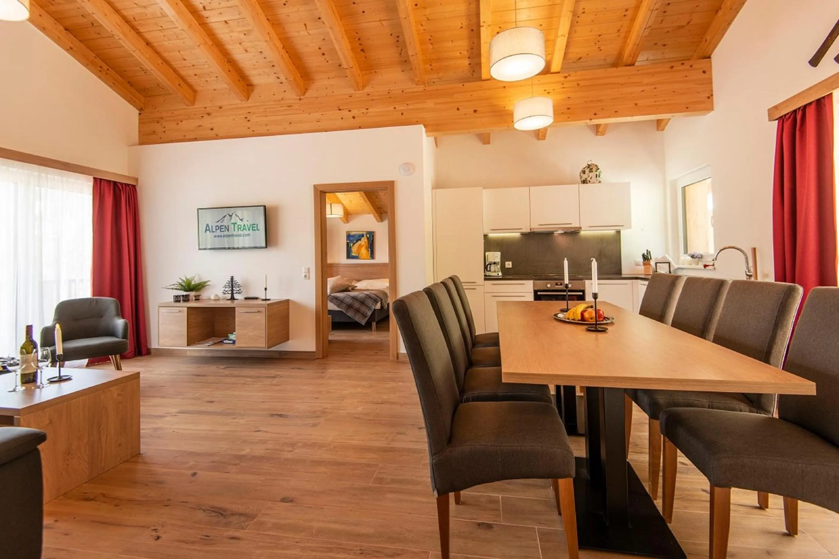 Living room in Apartment Dorf Wagrain Alpenleben by AlpenTravel