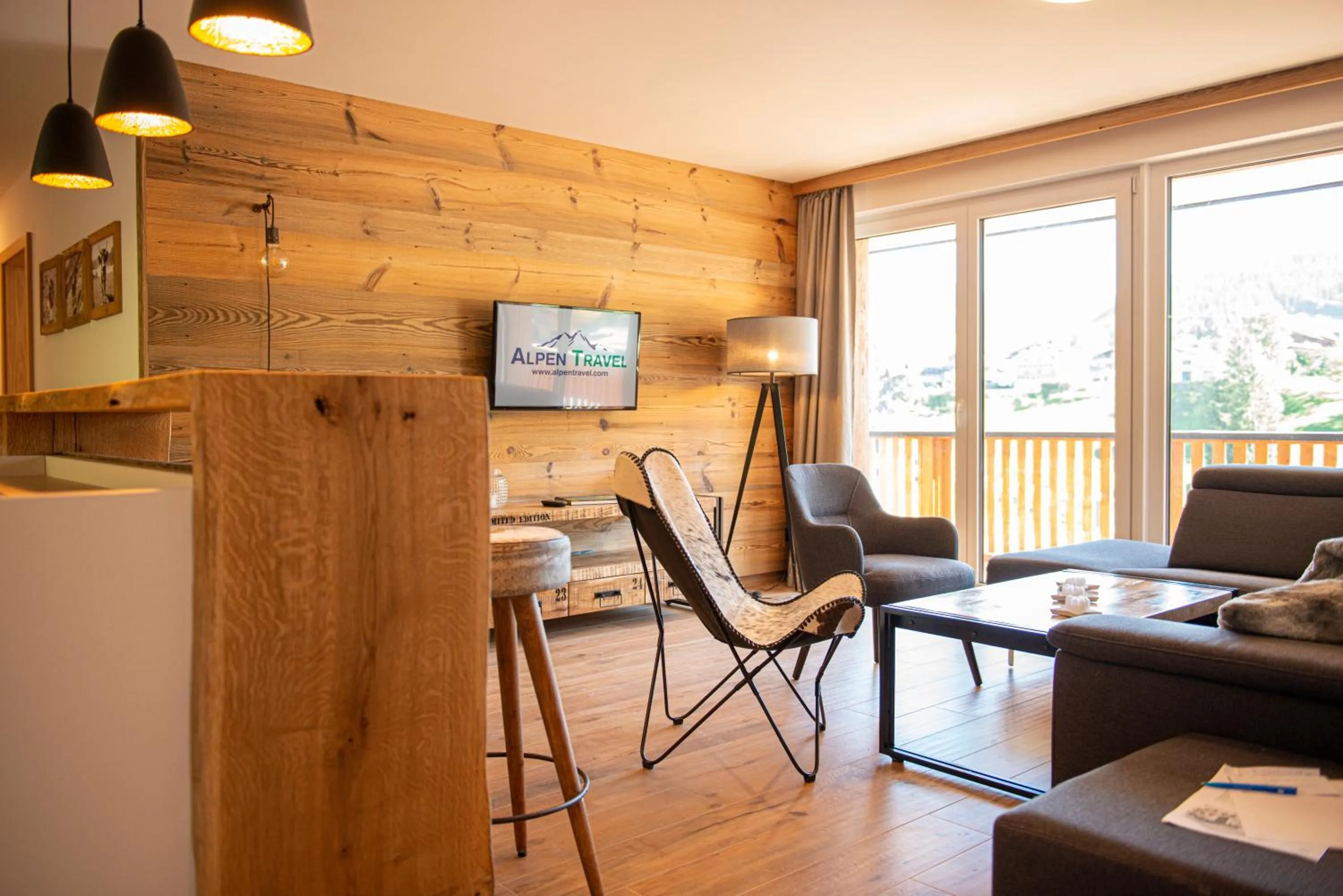 Living room in Apartment Dorf Wagrain Alpenleben by AlpenTravel