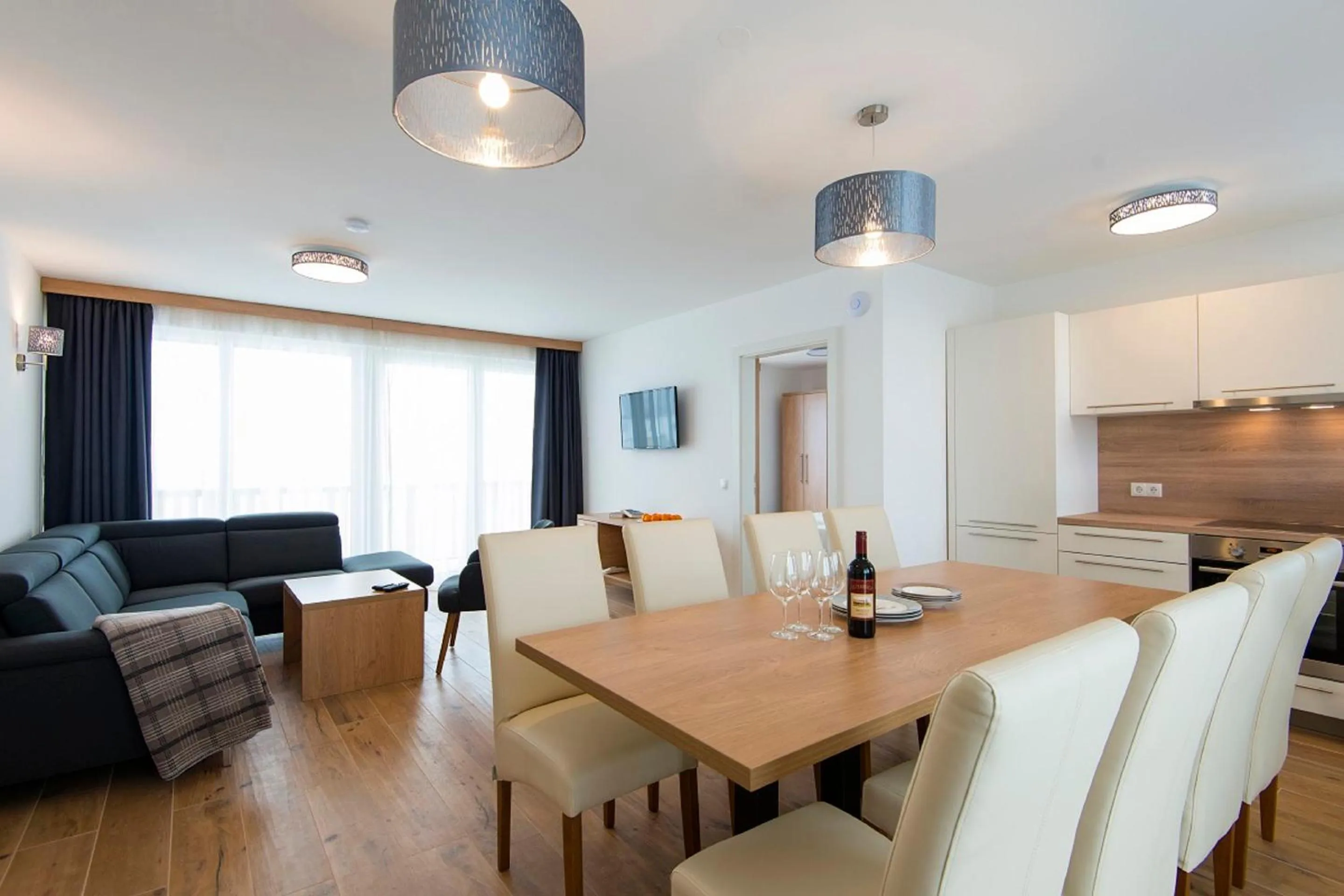 Dining area in Apartment Dorf Wagrain Alpenleben by AlpenTravel