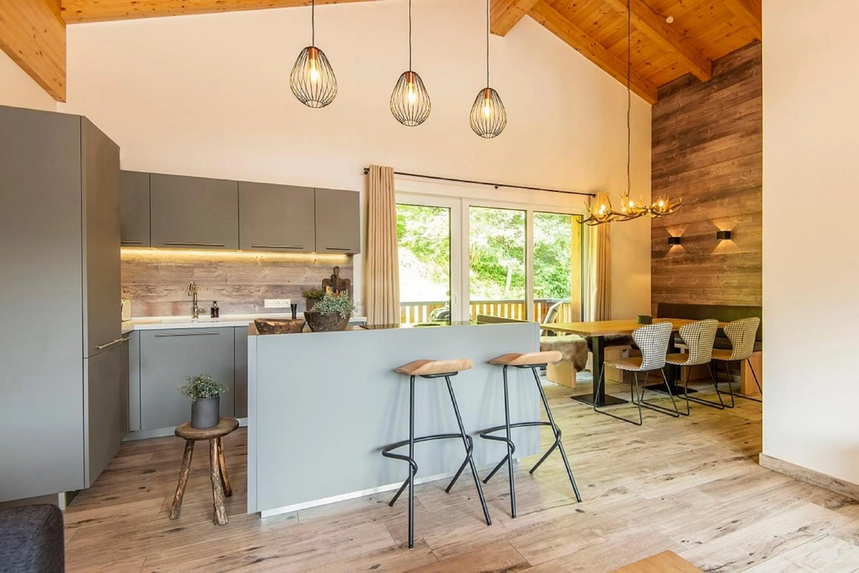 Kitchen or kitchenette in Apartment Dorf Wagrain Alpenleben by AlpenTravel