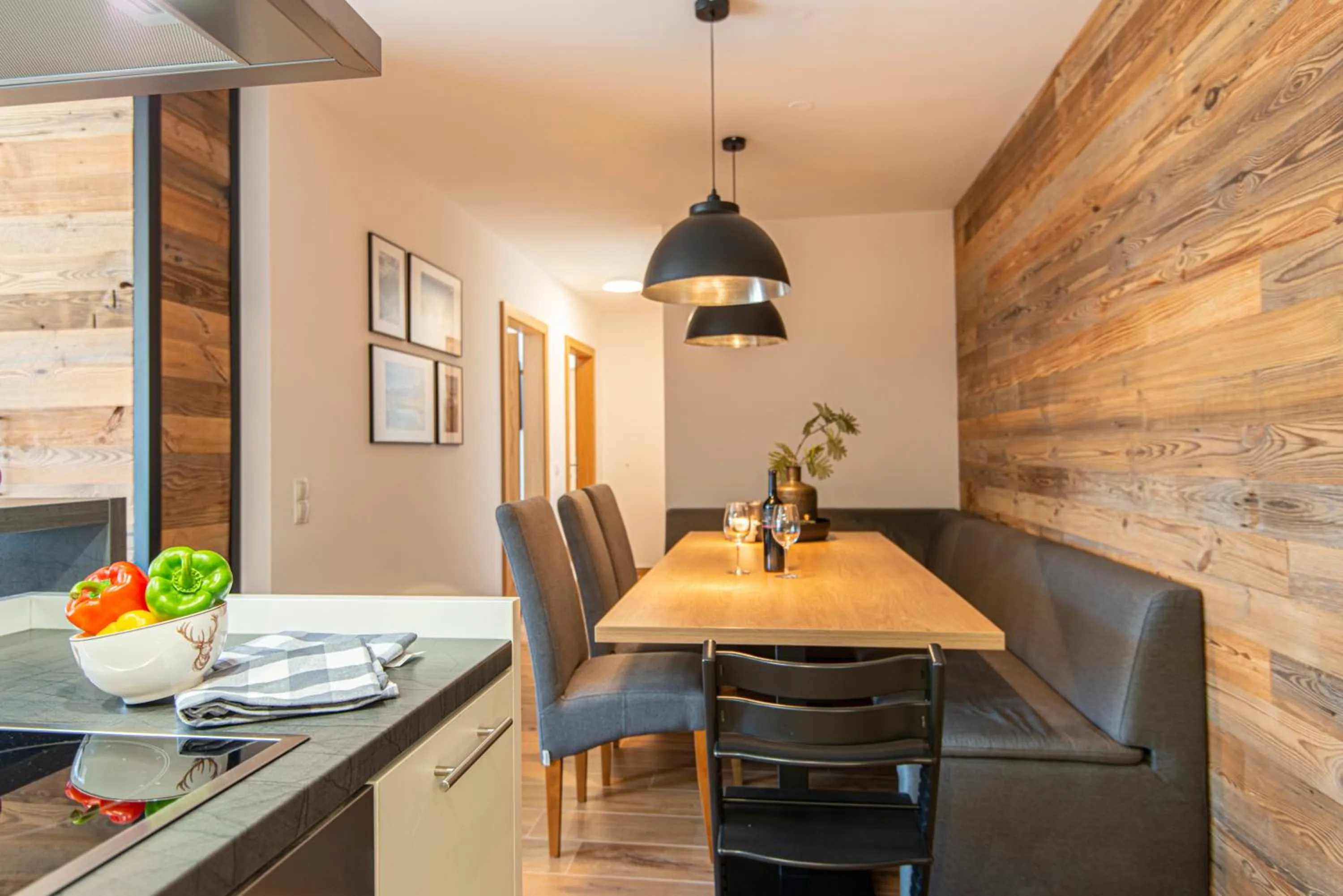 Kitchen or kitchenette in Apartment Dorf Wagrain Alpenleben by AlpenTravel