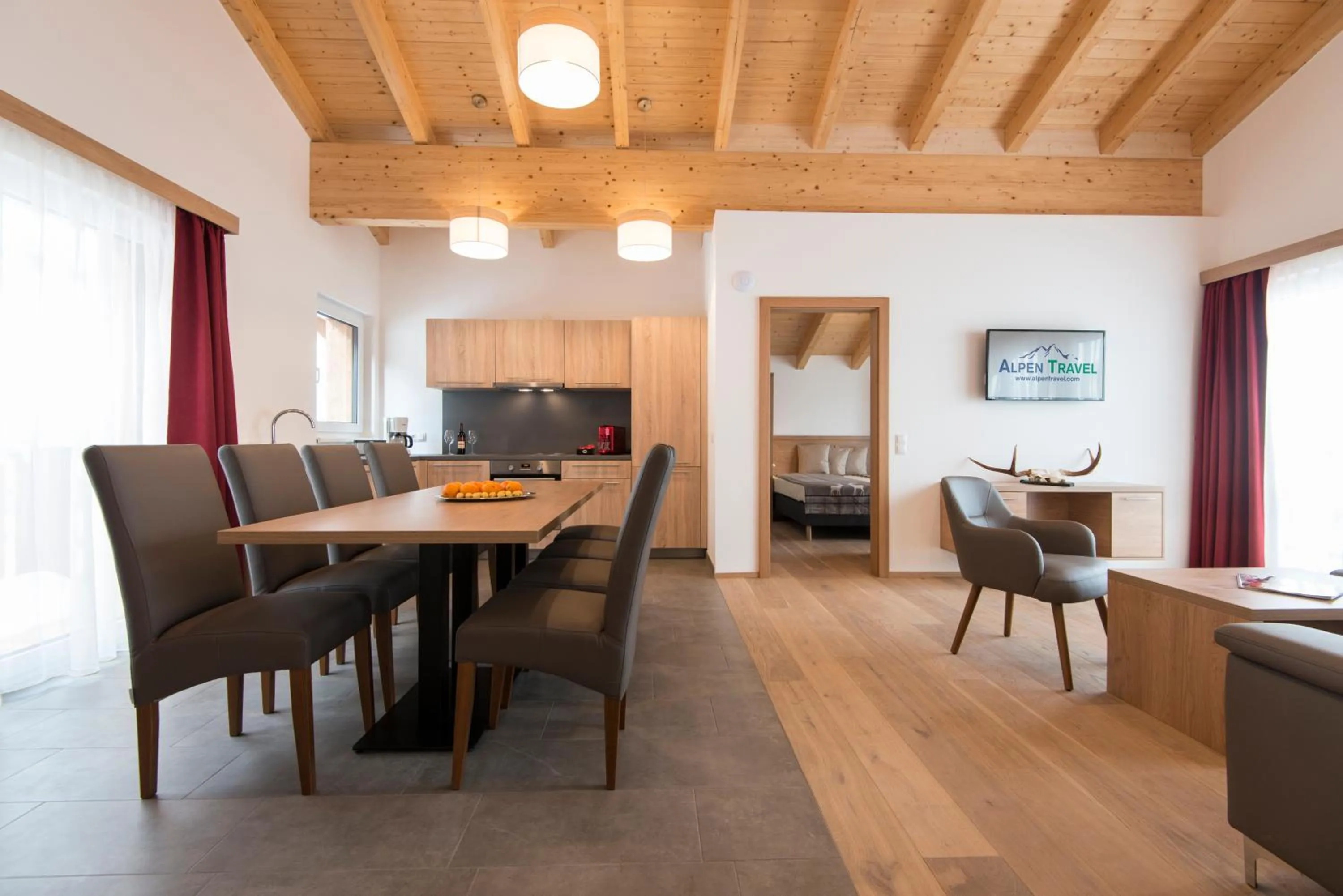 Dining area in Apartment Dorf Wagrain Alpenleben by AlpenTravel