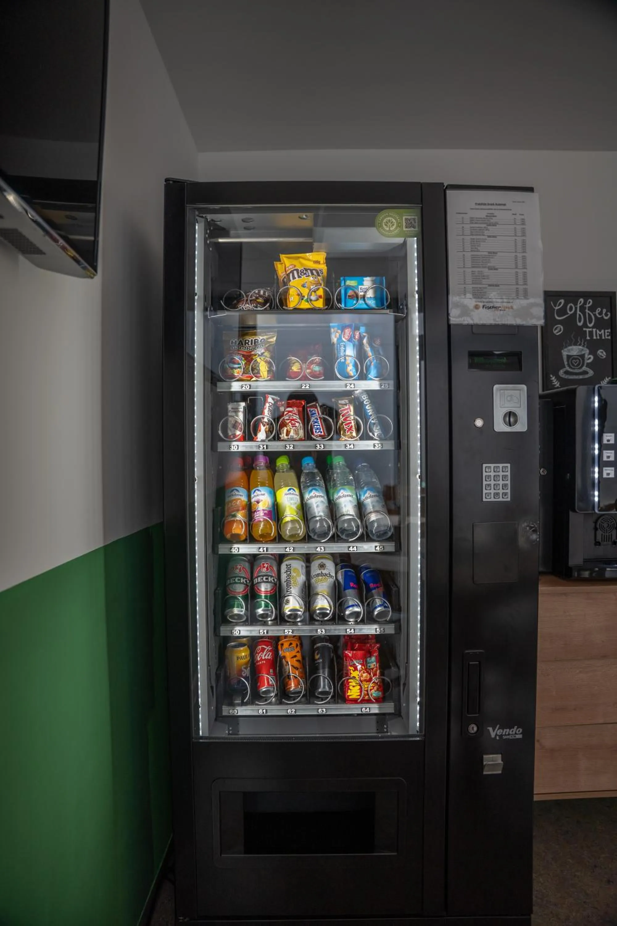 Food and drinks in Hotel Garni Fischerfleck in Ismaning near Munich