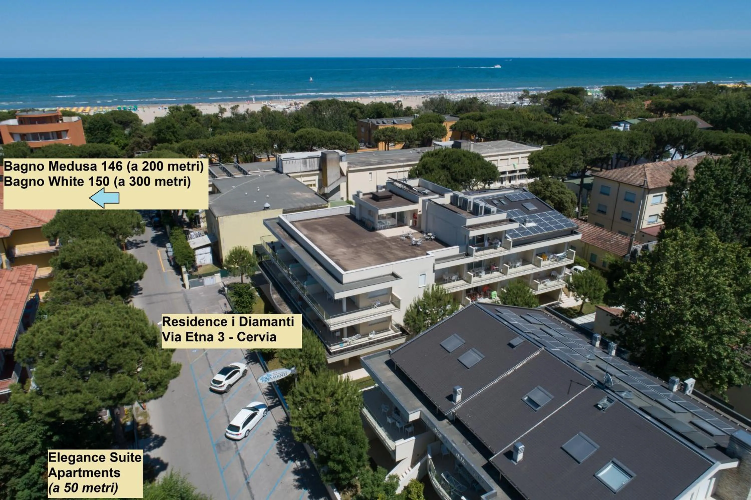 Bird's eye view in Residence I Diamanti - Siroli Collection