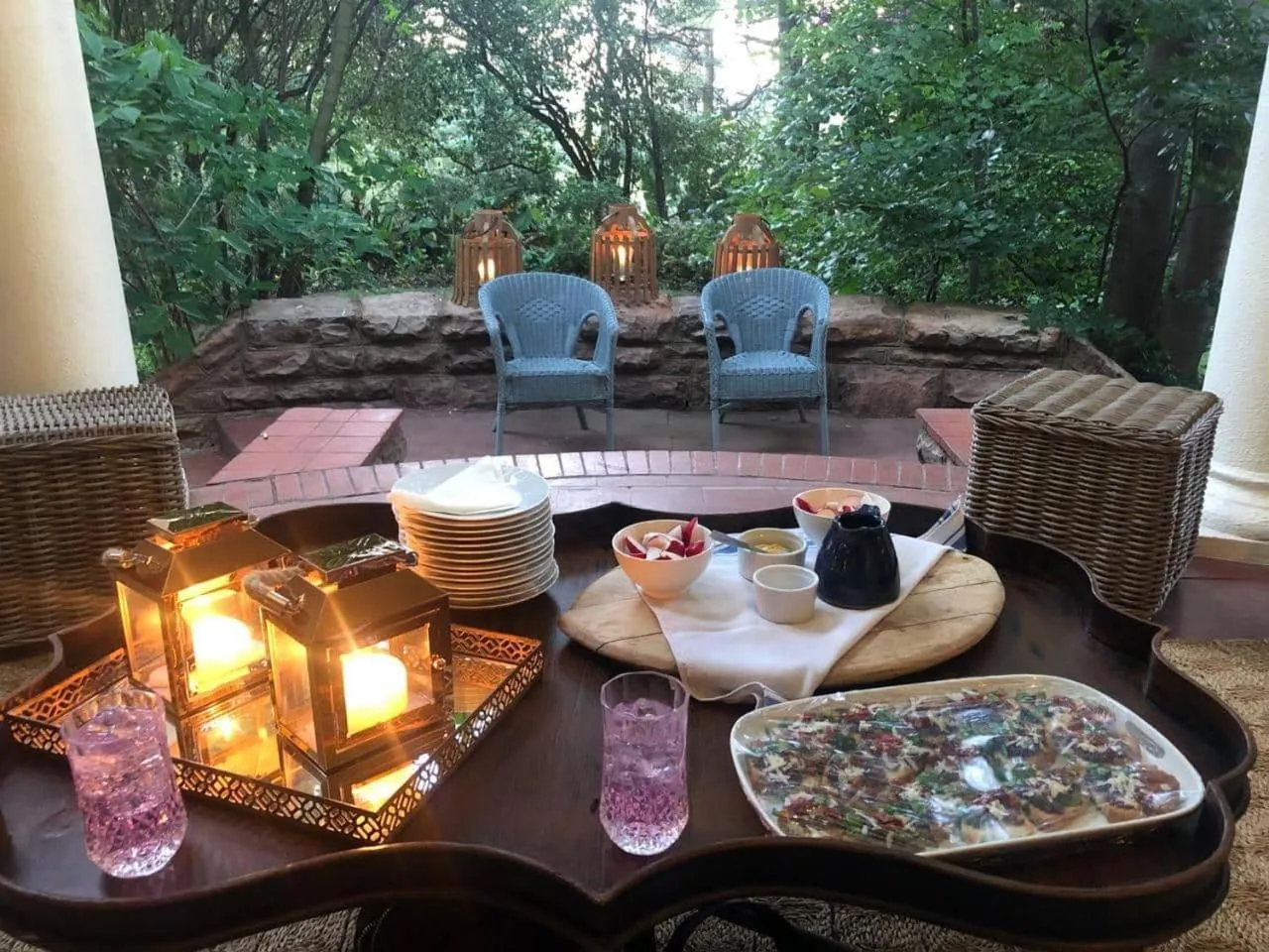 Patio in The Great Gatsby Houghton