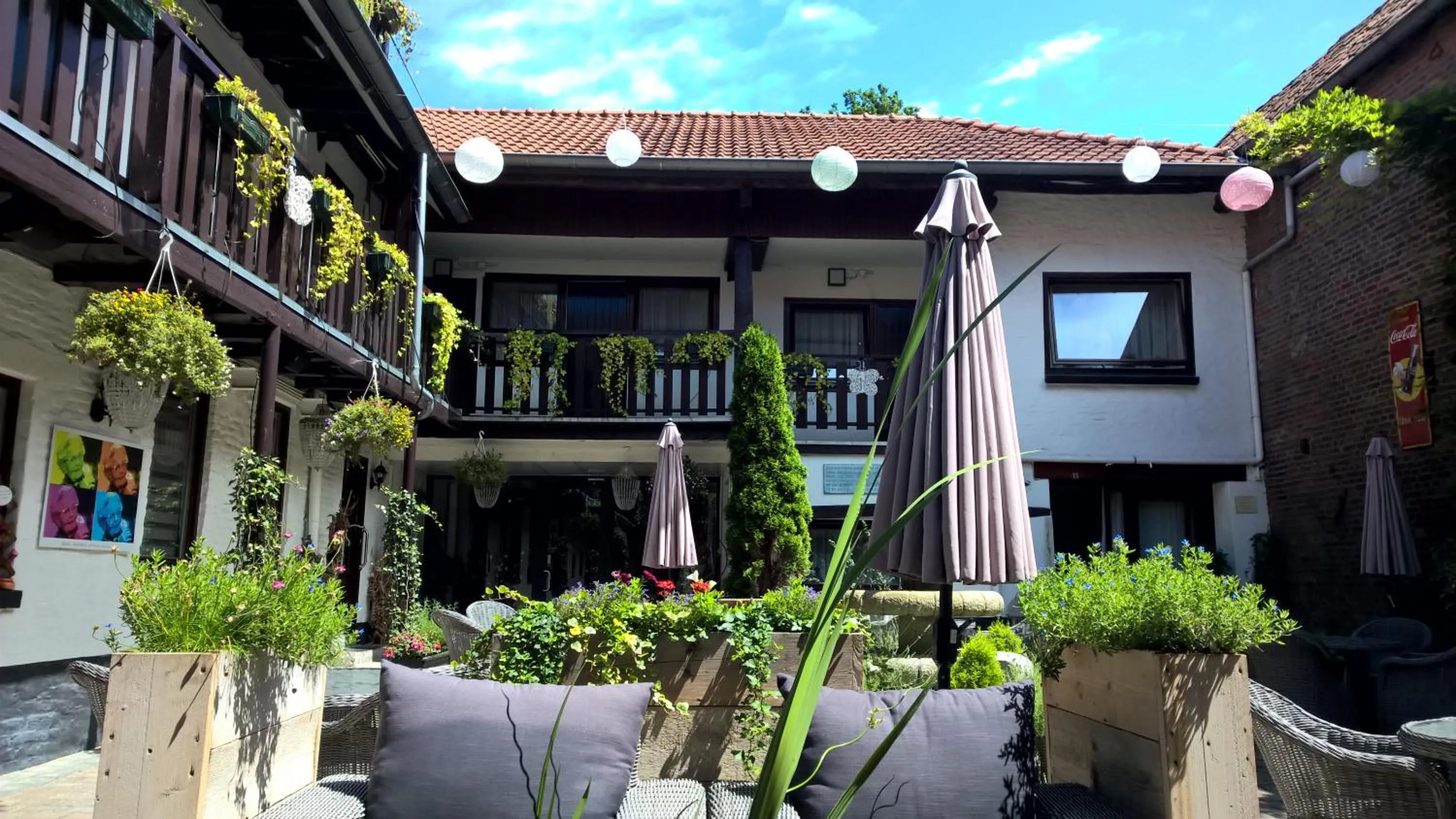 Patio in Carré Hotel Zuid-Limburg