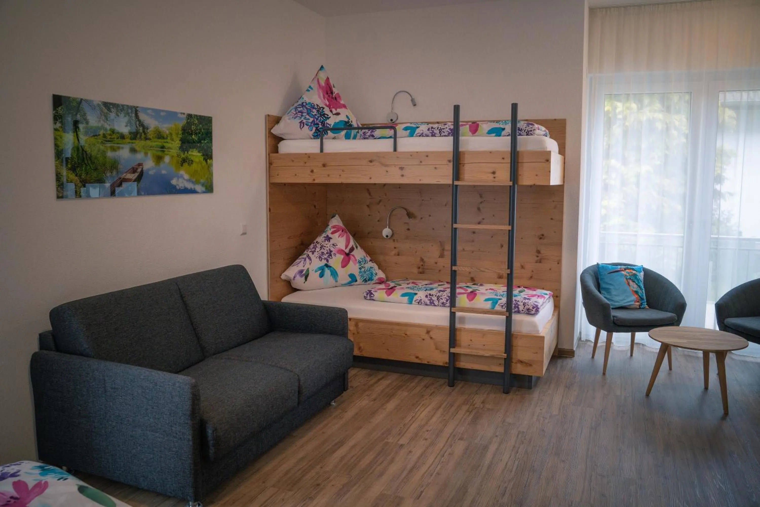 Seating area, Bed in Pension Yvonne - SUPERIOR