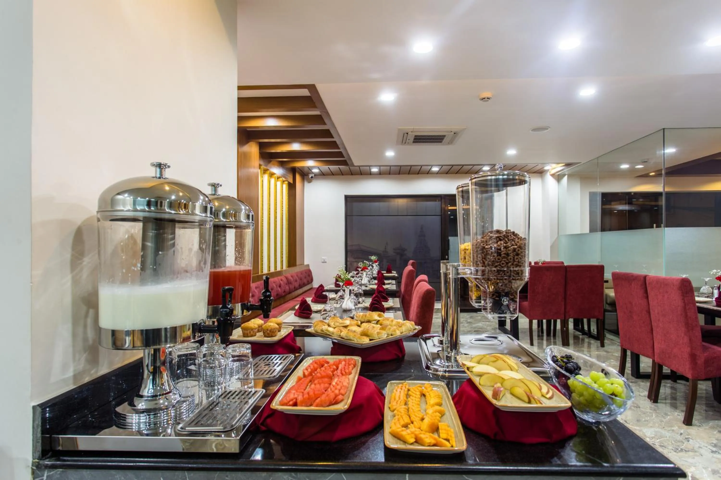 Buffet breakfast in Hotel Kutumba