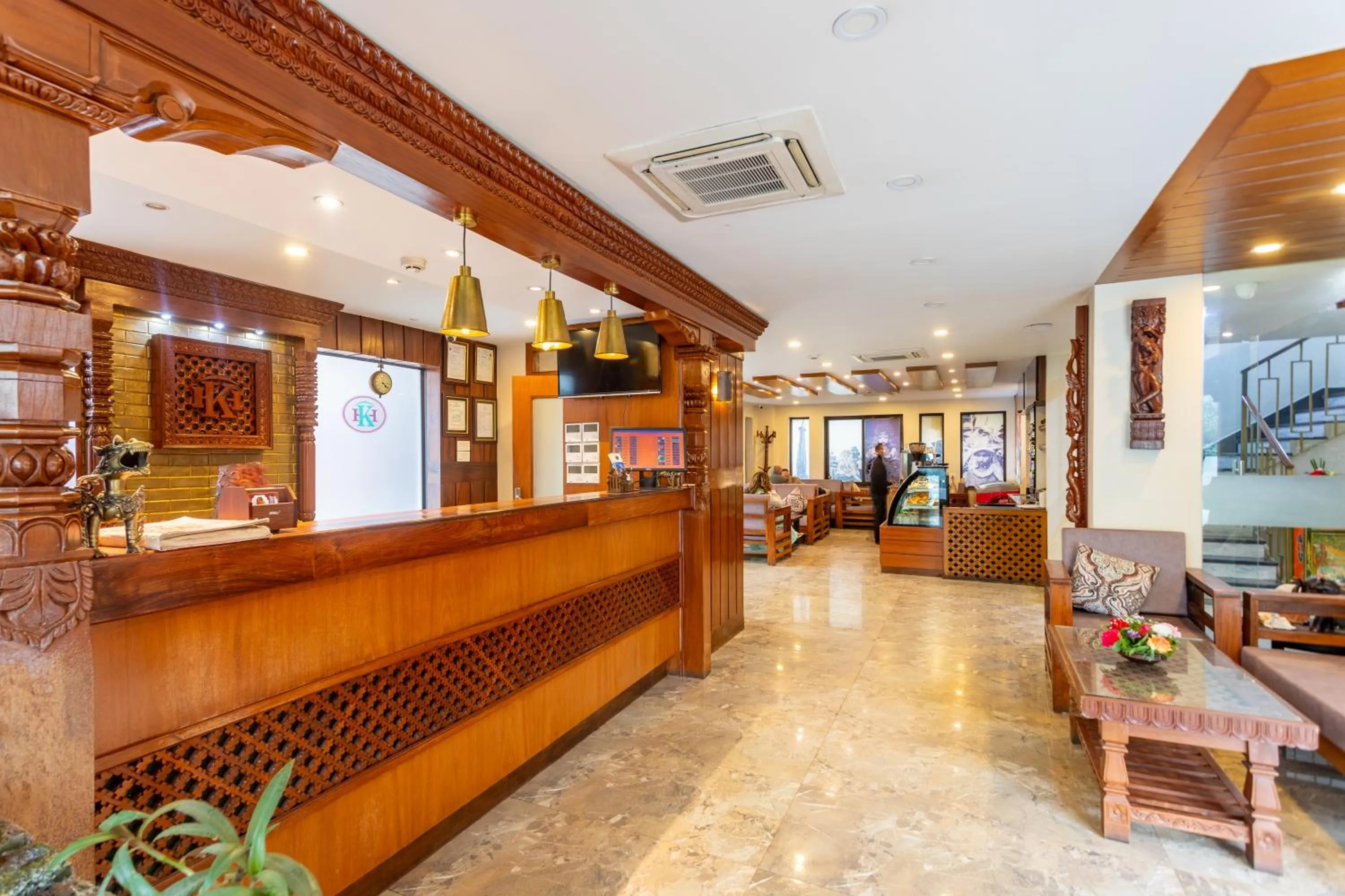 Lobby or reception in Hotel Kutumba
