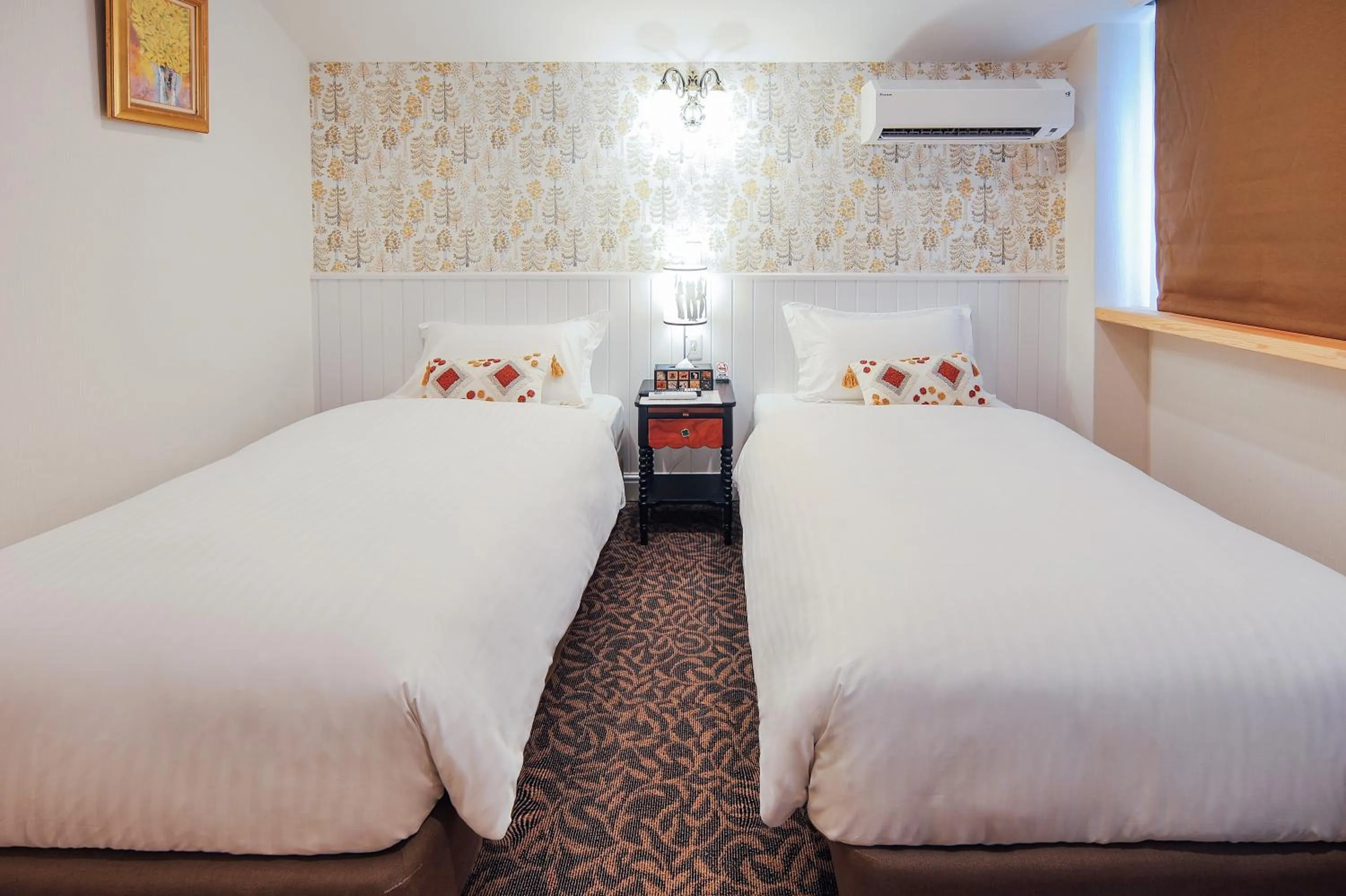 Bed in Hotel Wellies