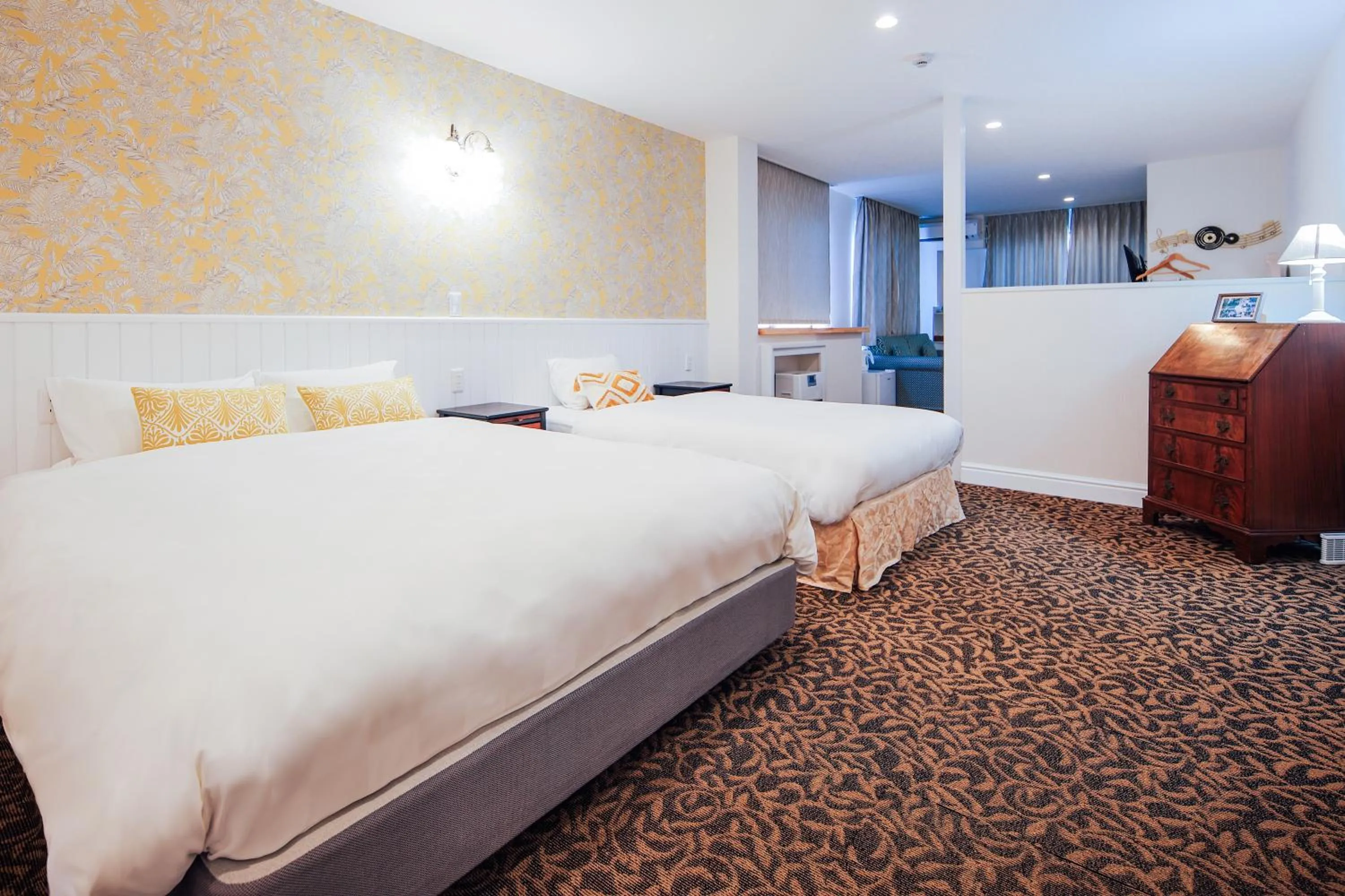 Bed in Hotel Wellies