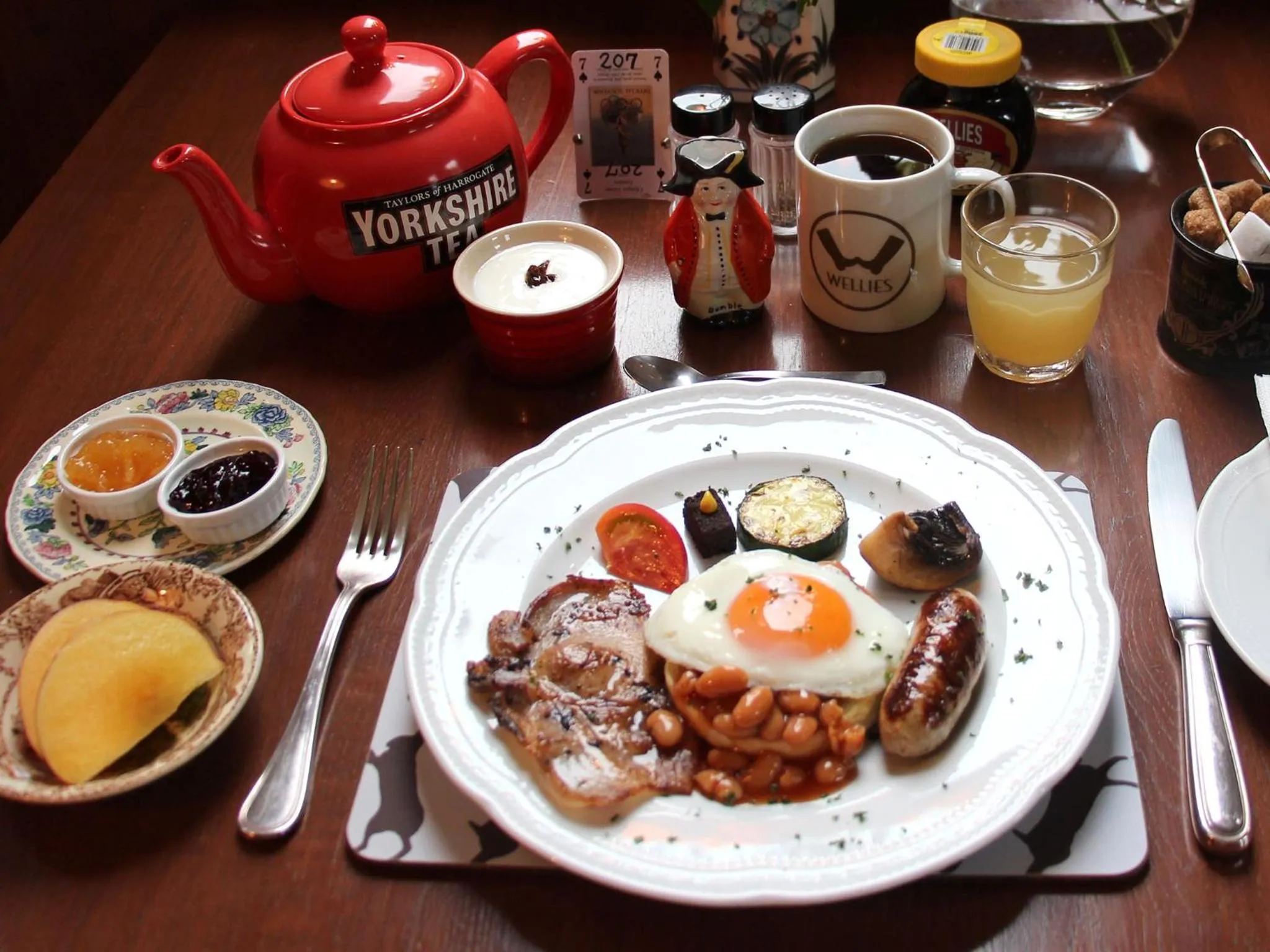 Food and drinks in Hotel Wellies