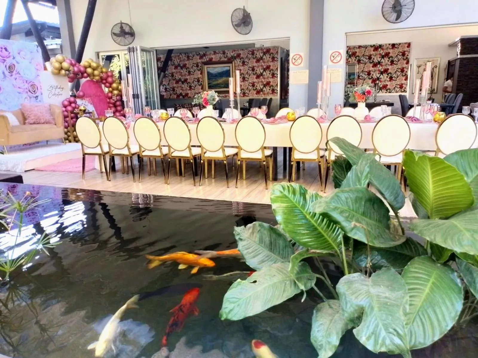 Decorative detail in Ecolux Boutique Hotel