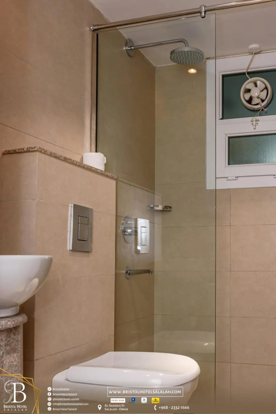 Toilet in Bristol Hotel Salalah