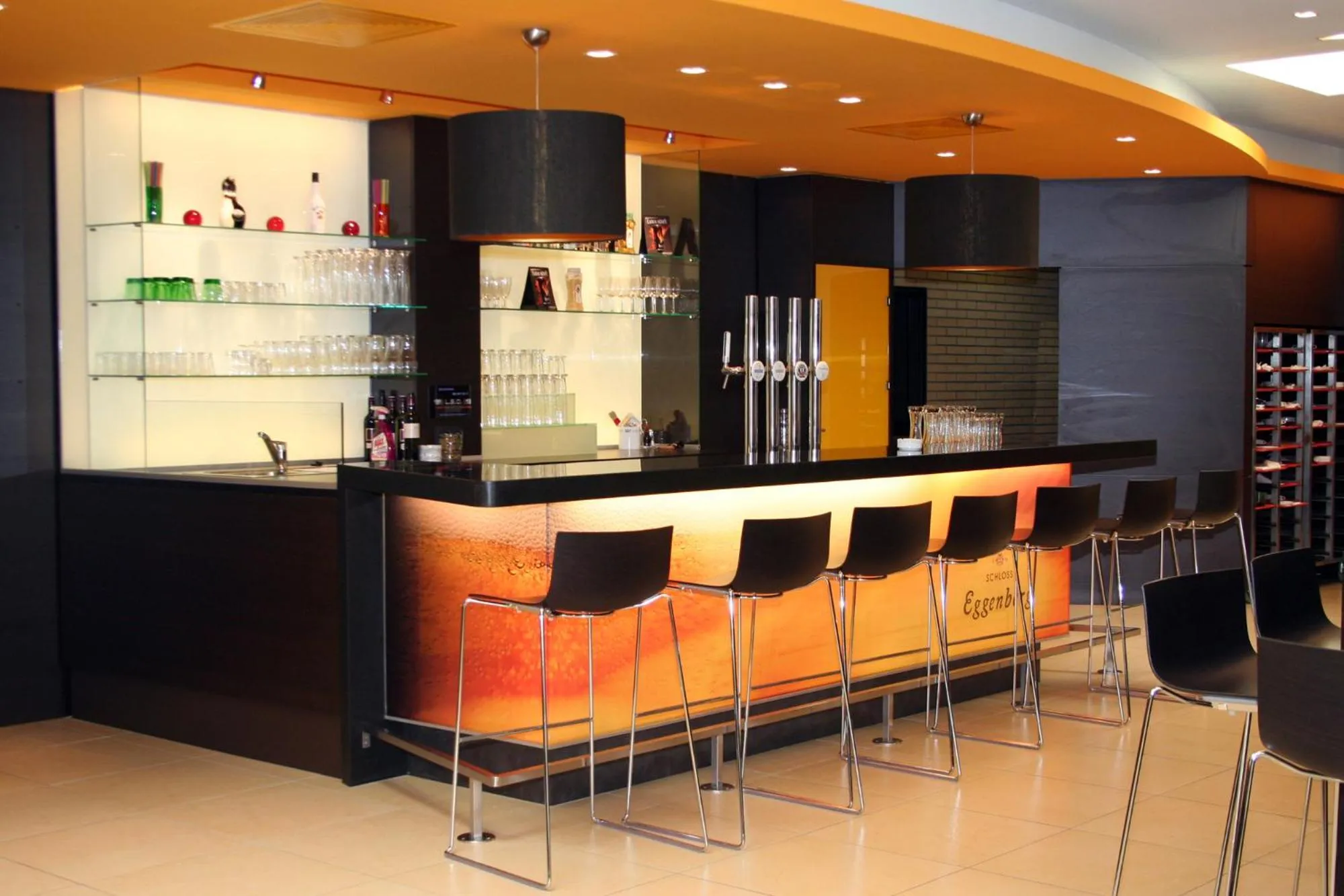 Lounge or bar in Hotel Sommerhaus Linz