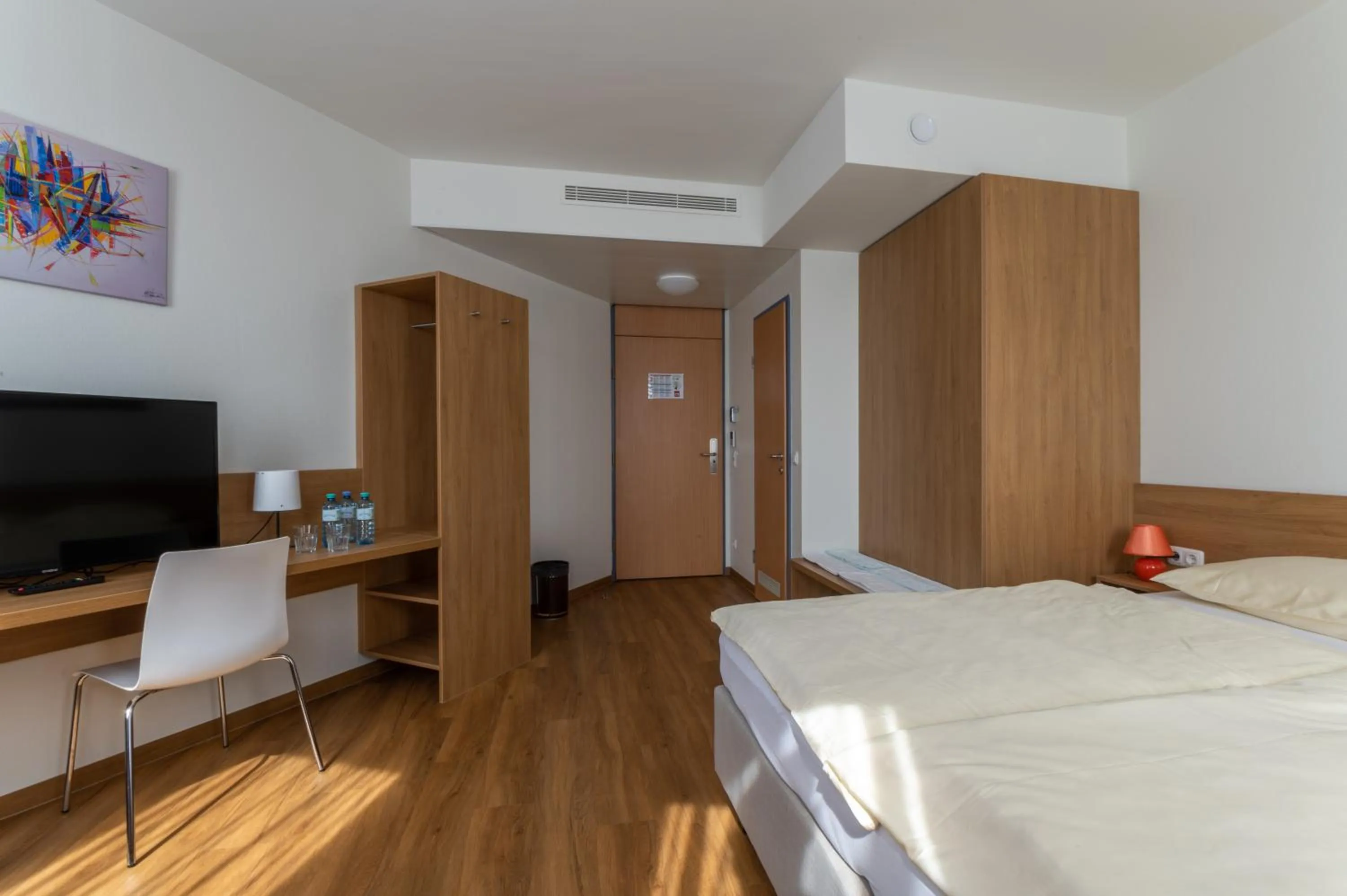 Bed in Hotel Sommerhaus Linz