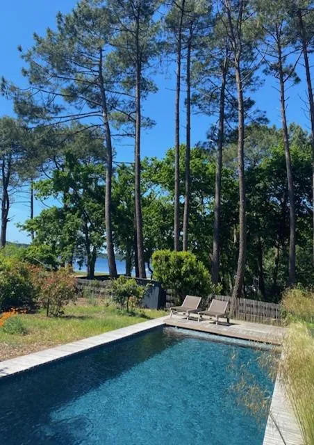 Pool view in La Maison Moutchic