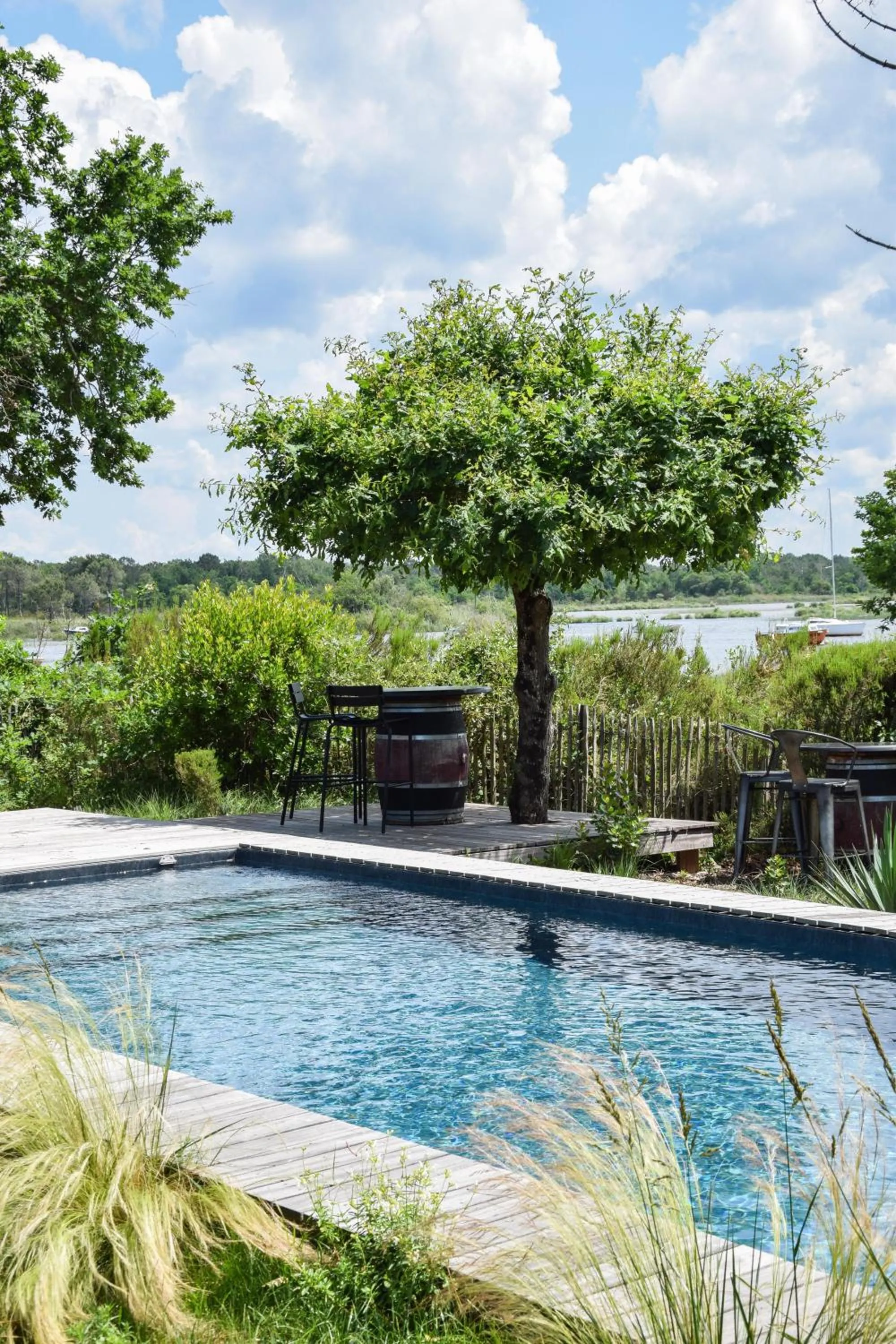 Garden view in La Maison Moutchic