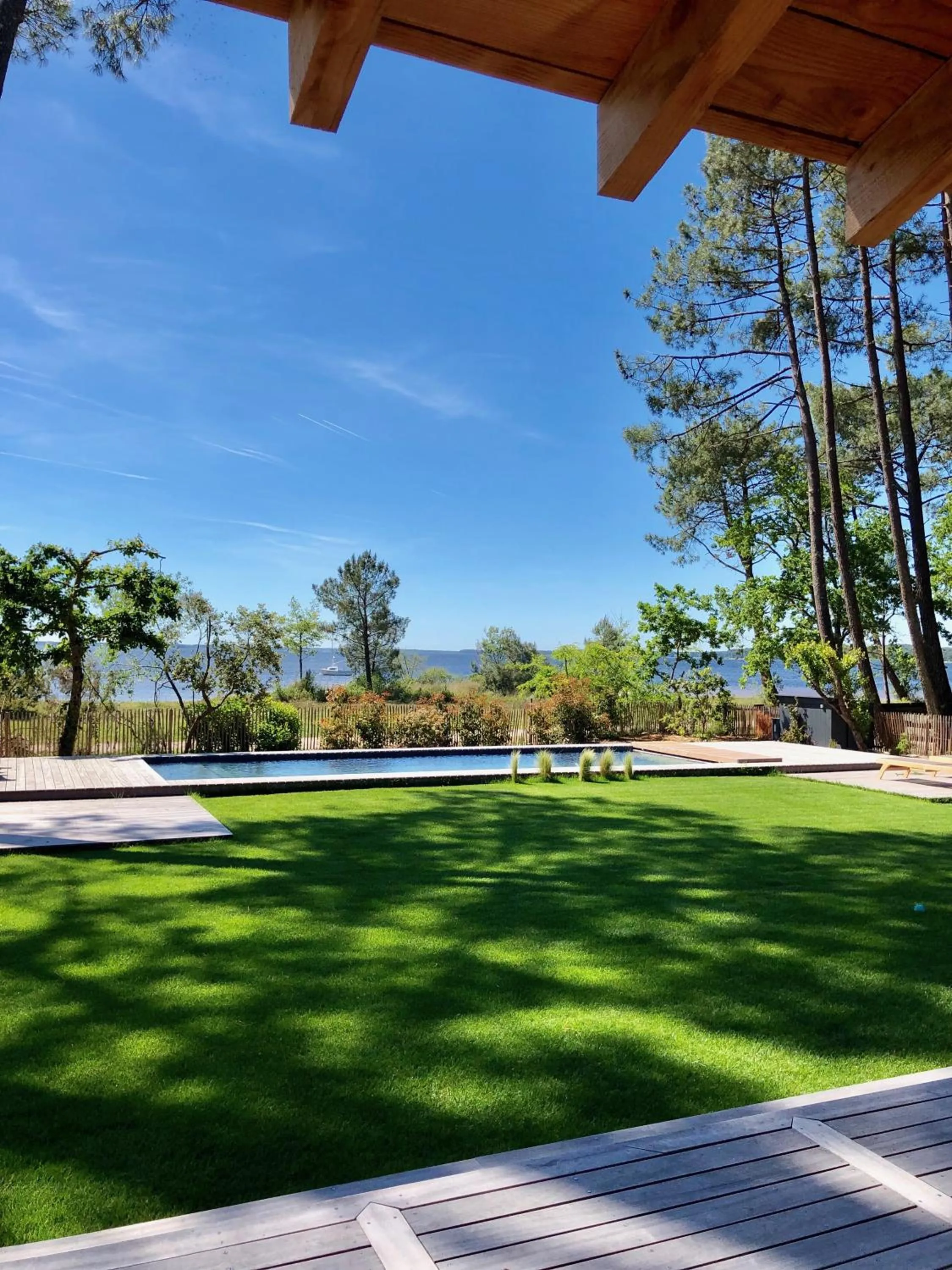 Garden view in La Maison Moutchic