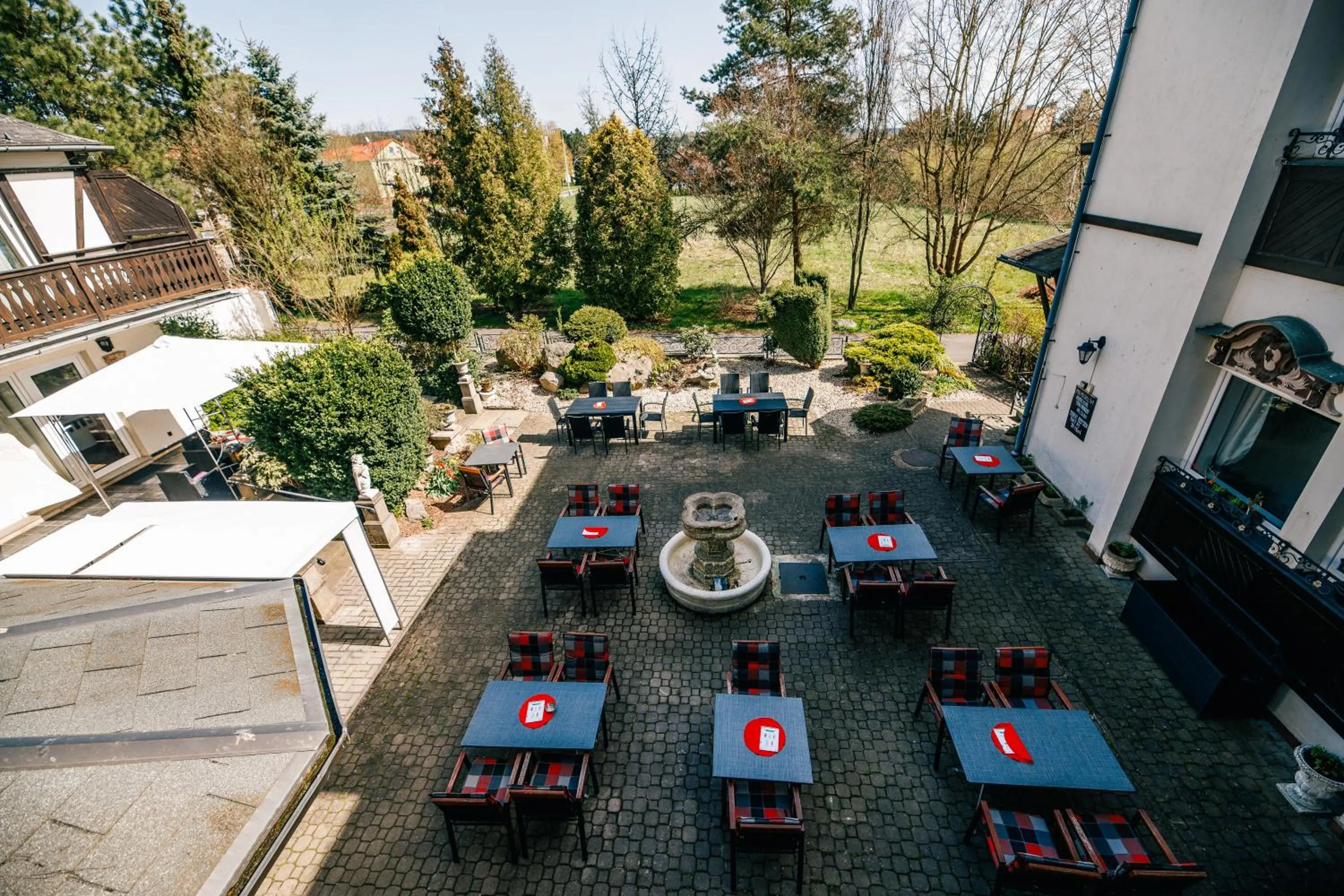 Balcony/Terrace in Schlosshotel Marienbad